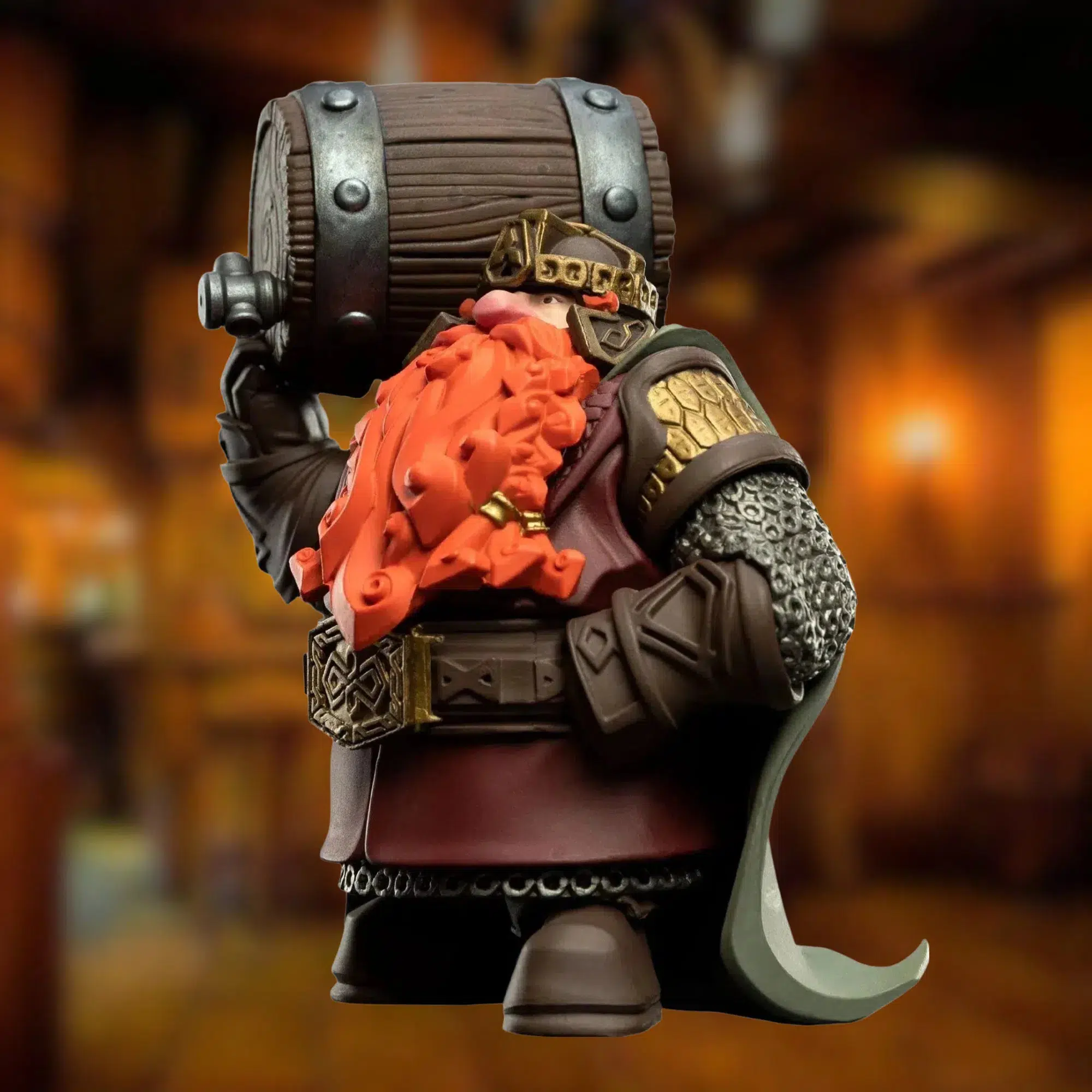 The Lord Of The Rings - Gimli with Barrel of Beer Figure (Limited Edition 1 of 2,000) - Weta Workshop - Mini Epics Series - Image 6
