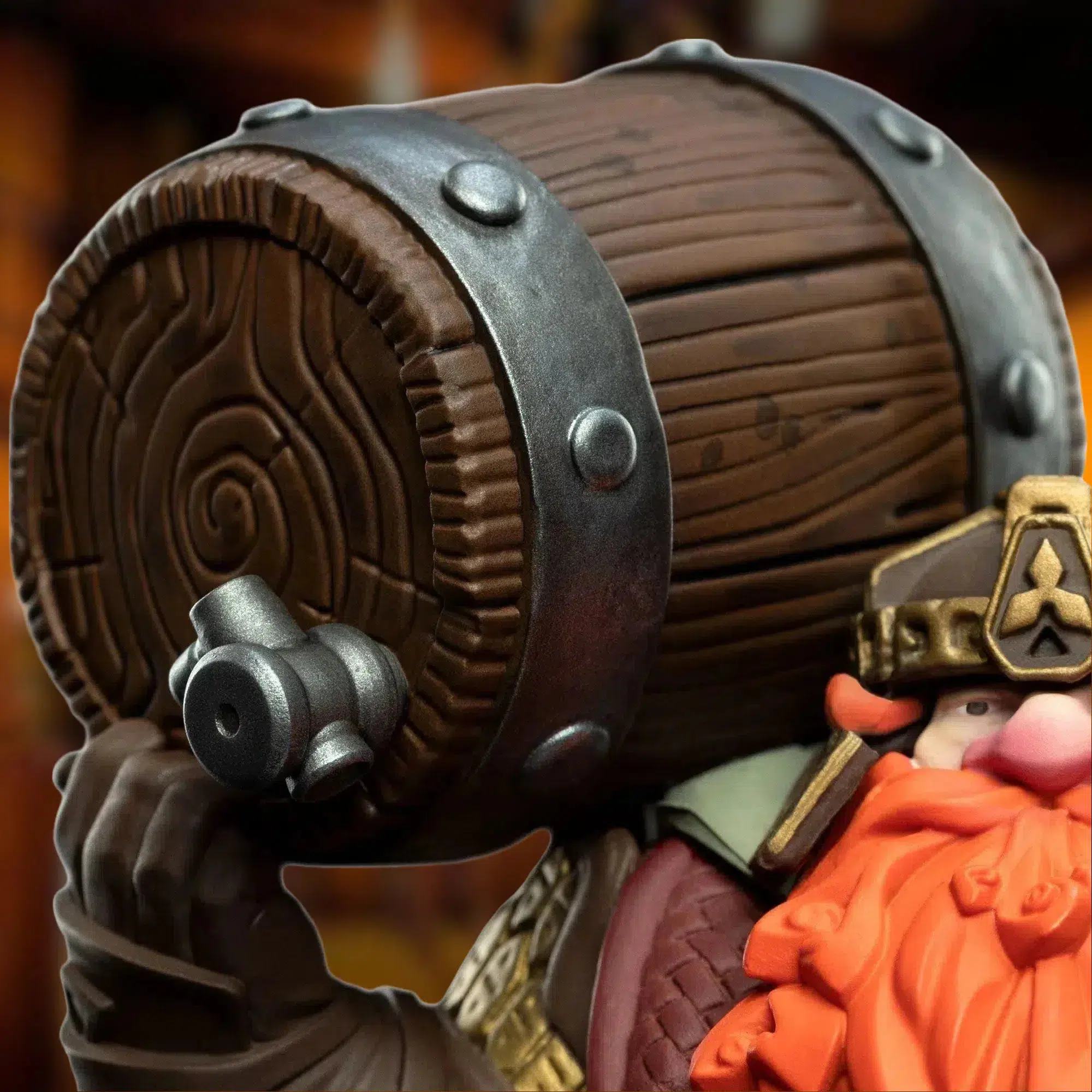 The Lord Of The Rings - Gimli with Barrel of Beer Figure (Limited Edition 1 of 2,000) - Weta Workshop - Mini Epics Series - Image 7