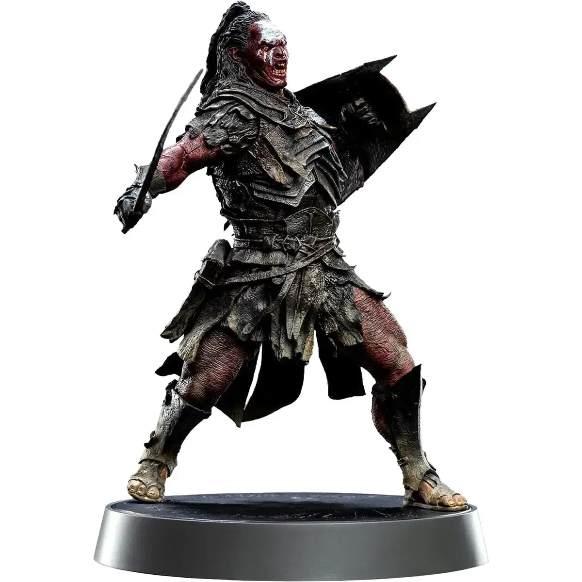 The Lord of the Rings - Lurtz With Sword and Shield Statue Figure (9.9") - Weta Workshop - Figures of Fandom Series - Image 4