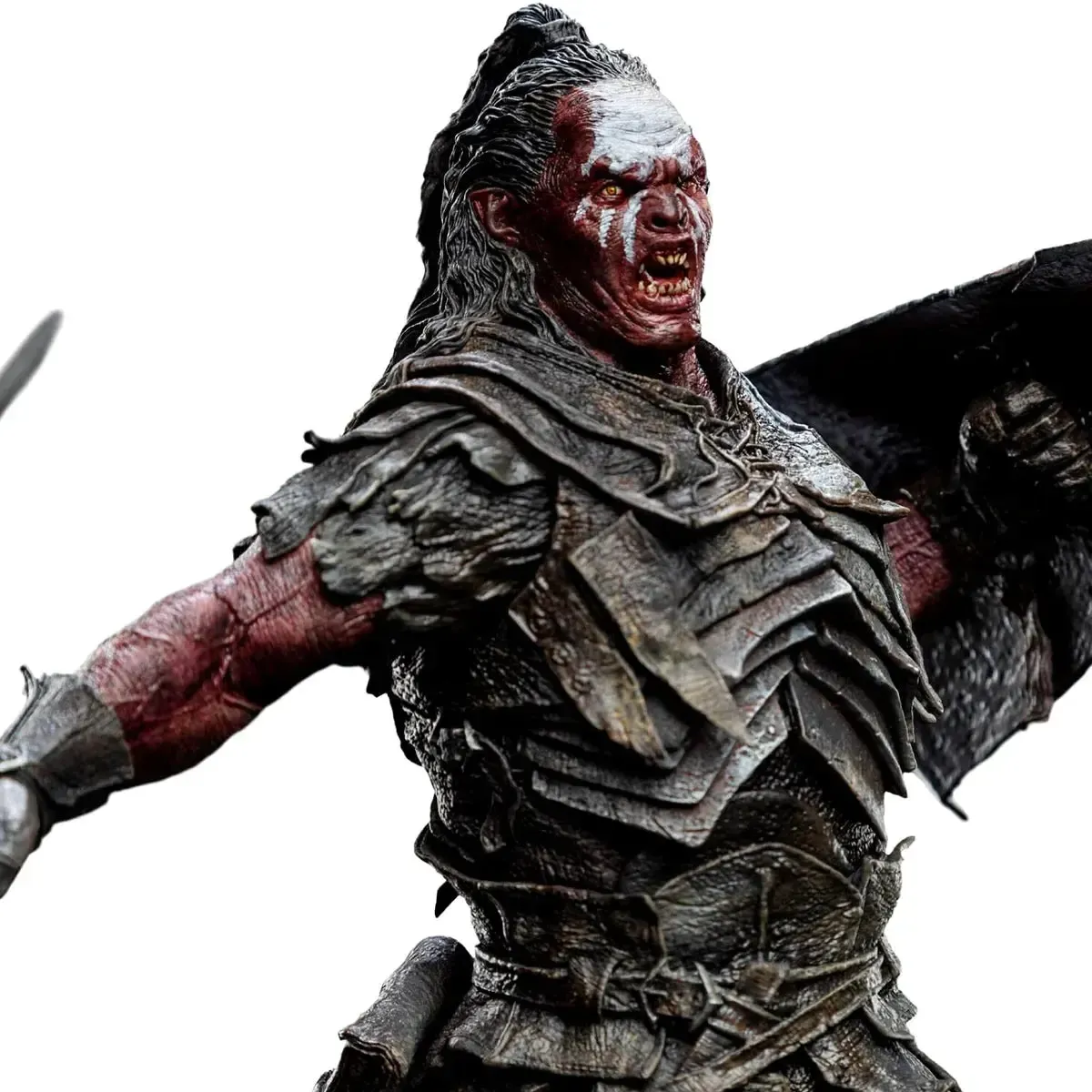 The Lord of the Rings - Lurtz With Sword and Shield Statue Figure (9.9") - Weta Workshop - Figures of Fandom Series - Image 5