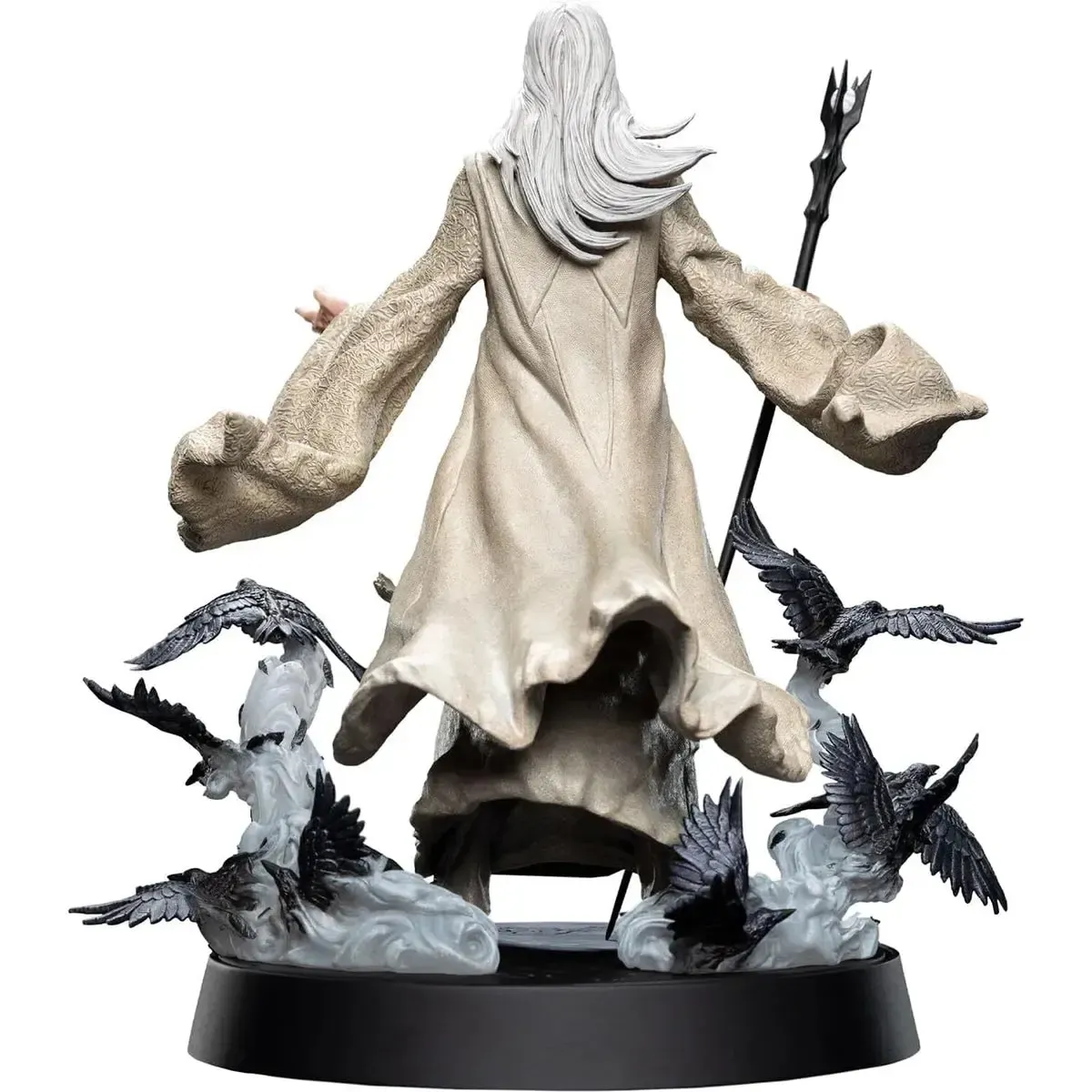 The Lord of the Rings - Saruman the White with Crebain Statue Figure (10") - Weta Workshop - Figures of Fandom Series - Image 2
