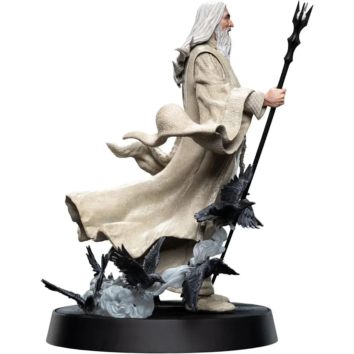 The Lord of the Rings - Saruman the White with Crebain Statue Figure (10") - Weta Workshop - Figures of Fandom Series - Image 5