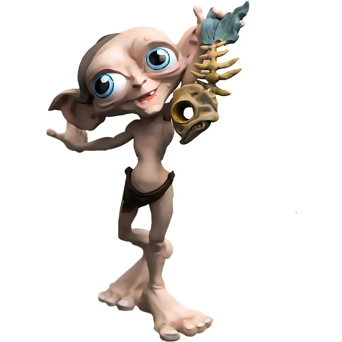 The Lord of the Rings - Sméagol/Gollum with Fish Bones Figure (4") - Weta Workshop - Mini Epics Series (32)