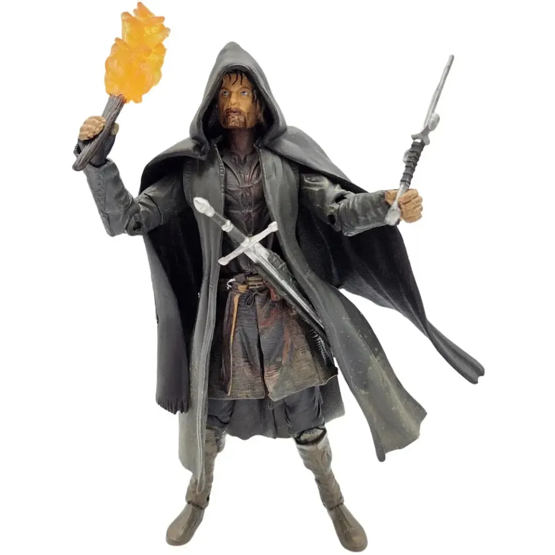 The Lord of the Rings: The Fellowship of the Ring - Strider Outfit Aragorn Action Figure (6.5") - Toy Biz - Image 2