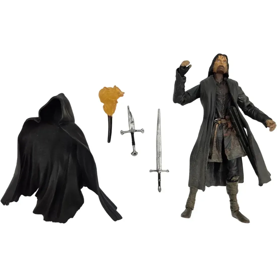 The Lord of the Rings: The Fellowship of the Ring - Strider Outfit Aragorn Action Figure (6.5") - Toy Biz - Image 4
