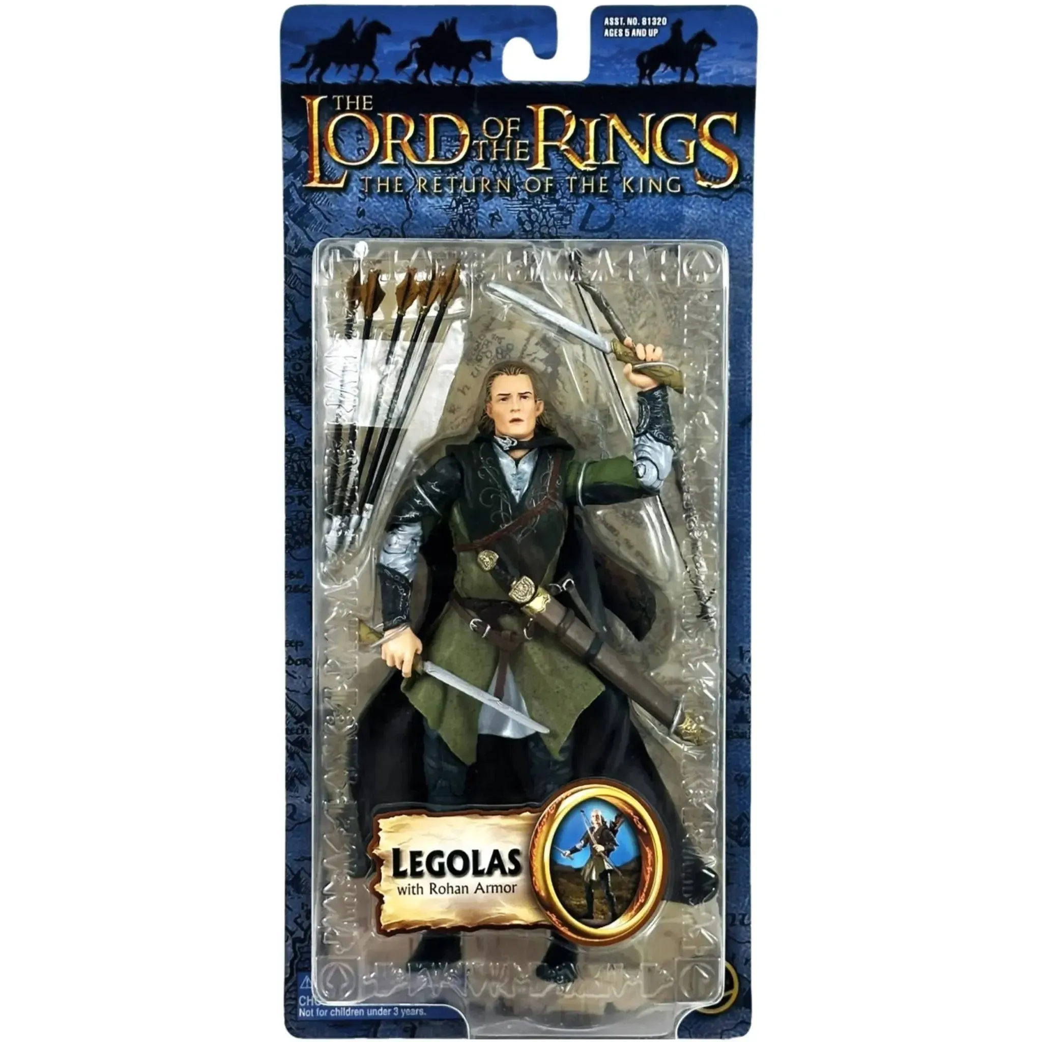 The Lord of the Rings: The Return of the King - Legolas with Rohan Armor Action Figure - Toy Biz - (2003)