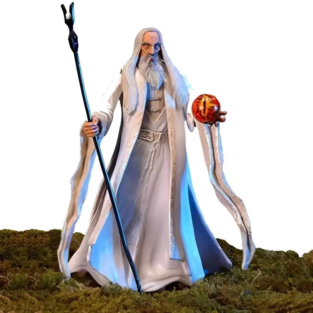 The Lord of the Rings: The Two Towers - Saruman the White Action Figure (7") - Toy Biz - Image 2