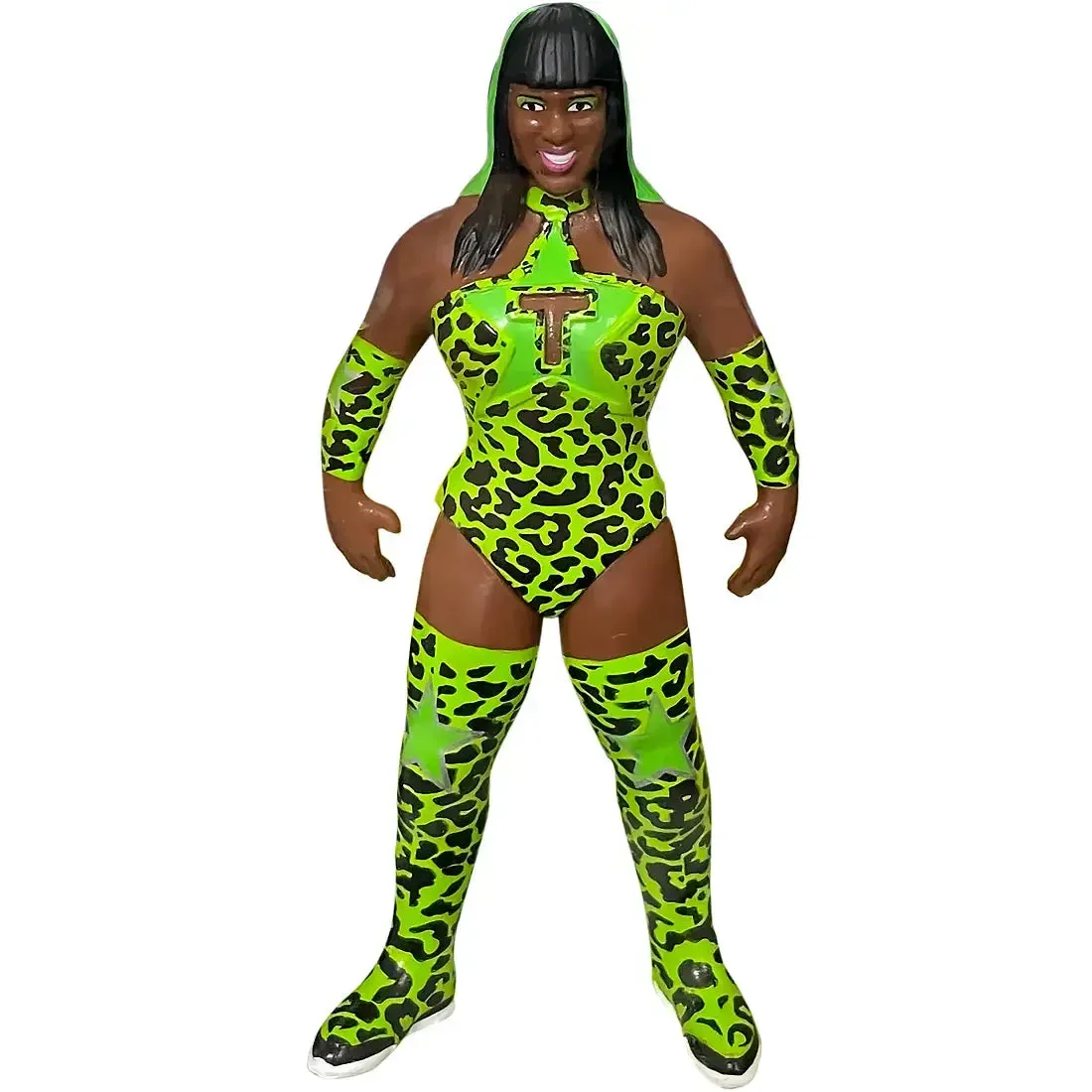 The Major Wrestling Figure Podcast [WWE] - Trinity LaShawn McCray [Naomi] Action Figure (5") - Major Bendies - Exclusive Series - Image 2