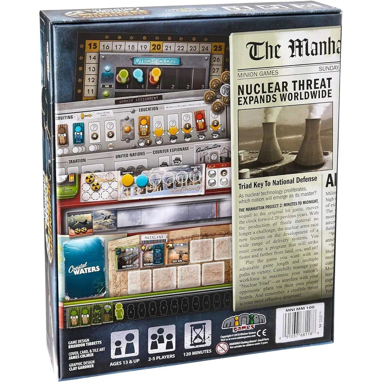 The Manhattan Project 2: Minutes to Midnight - Board Game - Minion Games - Image 5