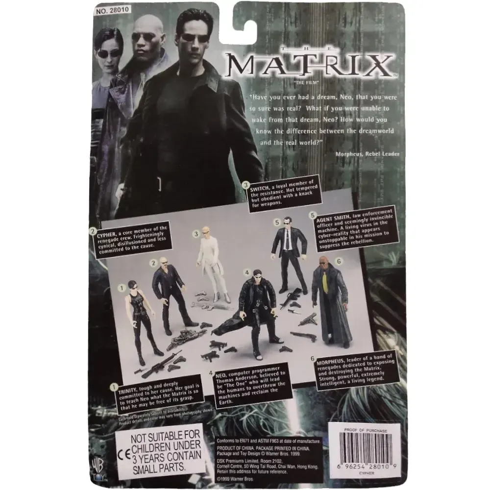 The Matrix - Cypher Action Figure (5.5") - N2 Toys - The Film Series - (1999) - Image 3