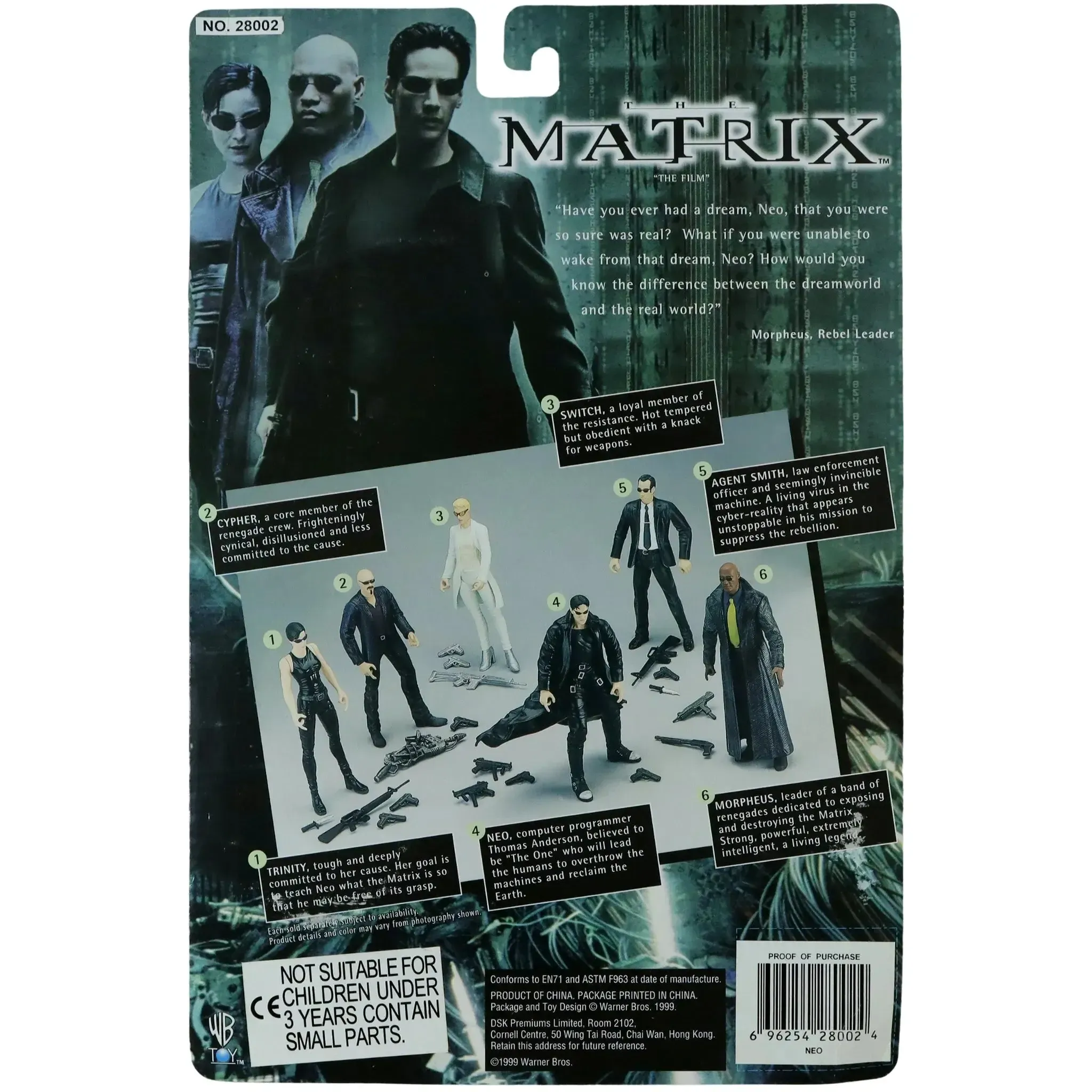 The Matrix - Neo Action Figure (6") - N2 Toys - The Film Series - (1999) - Image 2