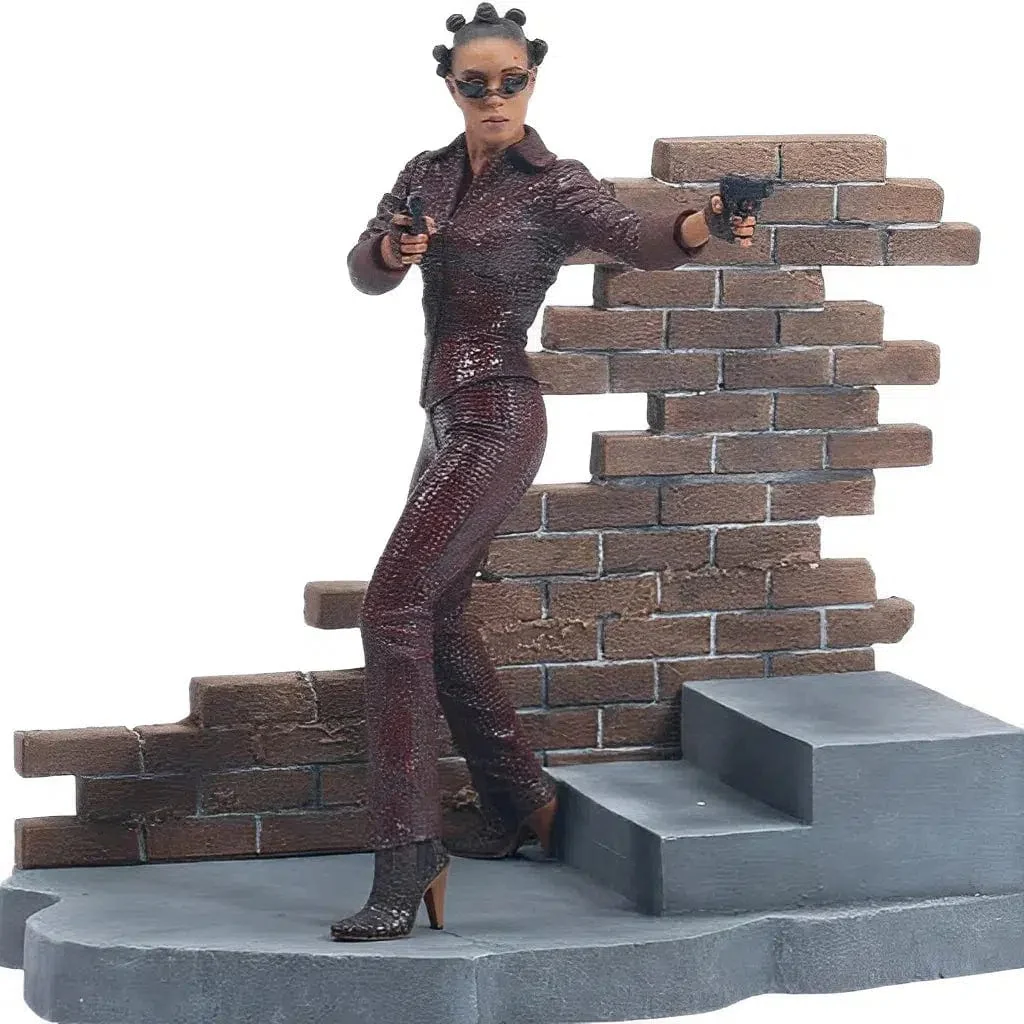 The Matrix Reloaded - Stairway Escape Scene Niobe Action Figure - McFarlane Toys - Matrix Series 2 - (2003) - Image 2