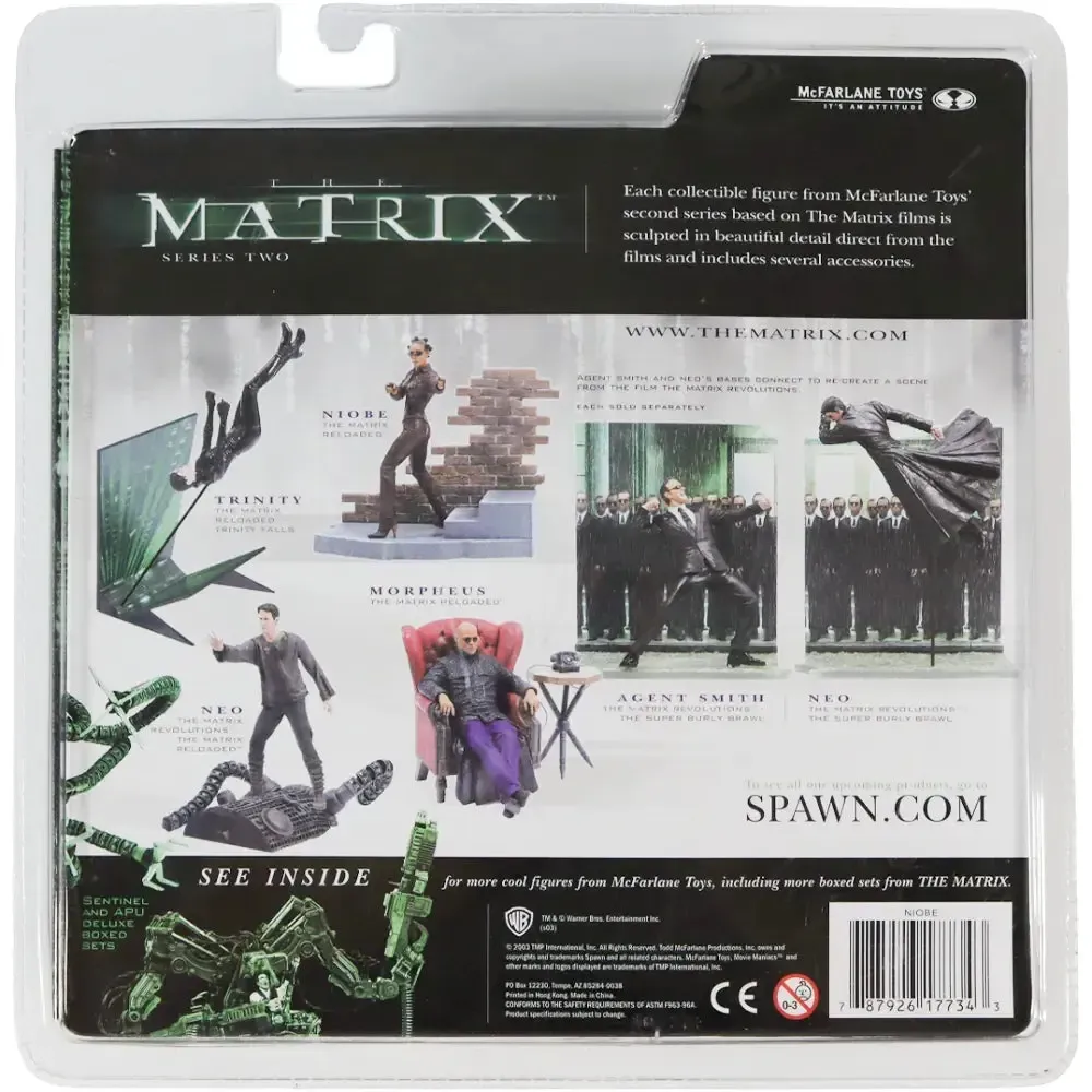 The Matrix Reloaded - Stairway Escape Scene Niobe Action Figure - McFarlane Toys - Matrix Series 2 - (2003) - Image 3