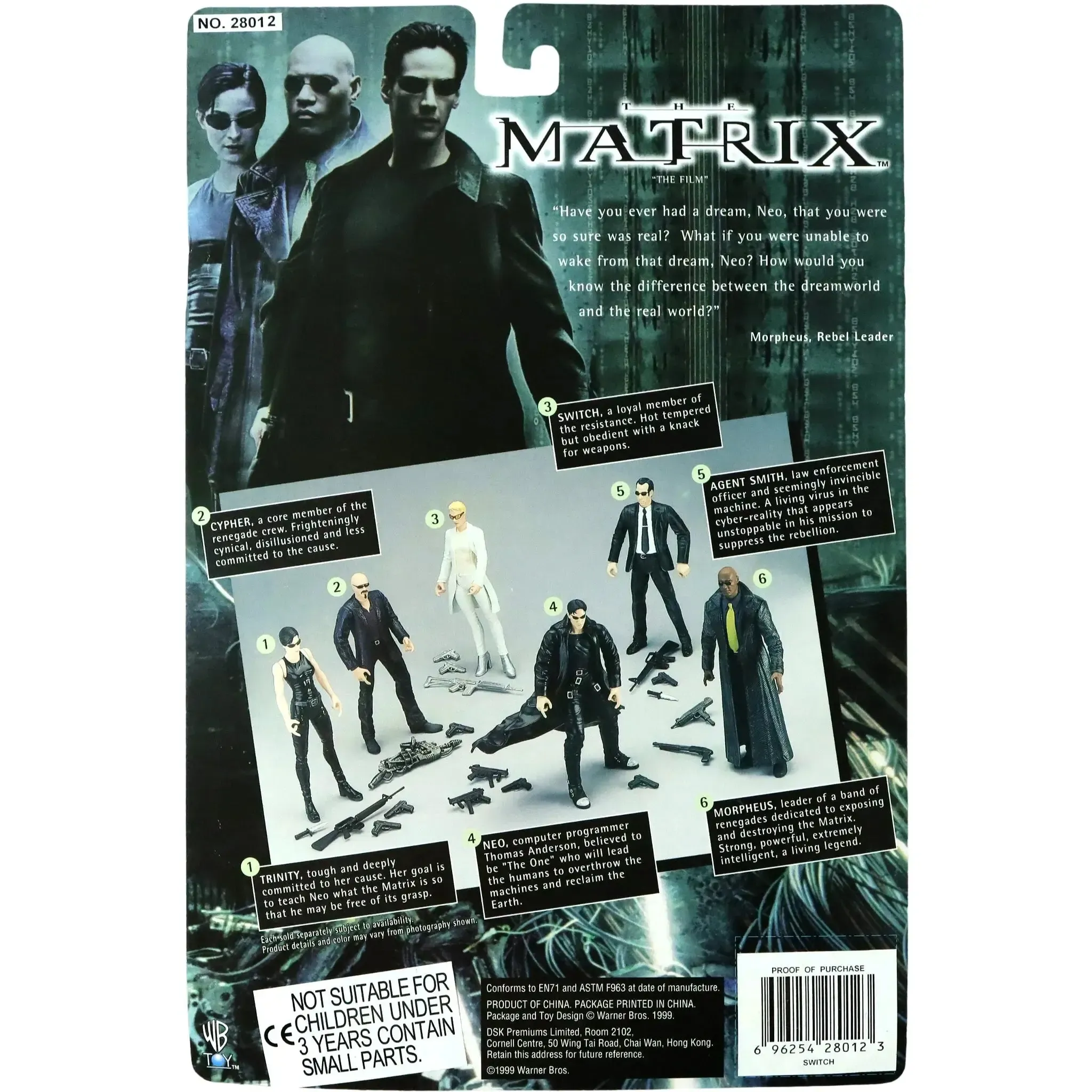 The Matrix - Switch Action Figure (6") - N2 Toys - The Film Series - (1999) - Image 2
