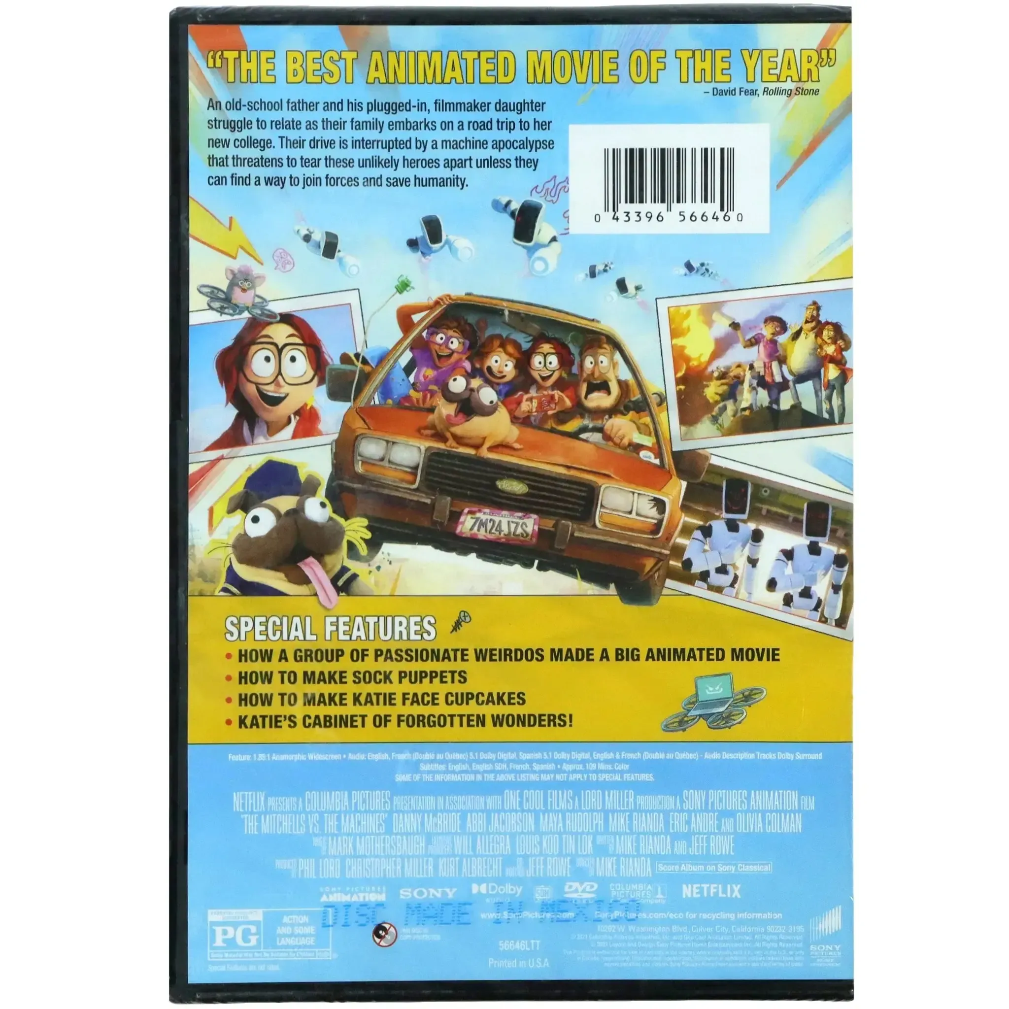 The Mitchells vs. The Machines | Animated Movie | DVD - Image 2
