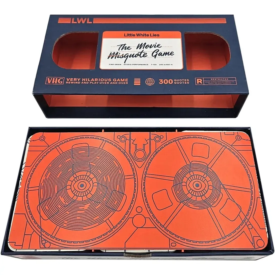 The Movie Misquote Game - Party Movies Card Game for Family, and Adults (2+ Players, Ages 16+) - Little White Lies - Image 2