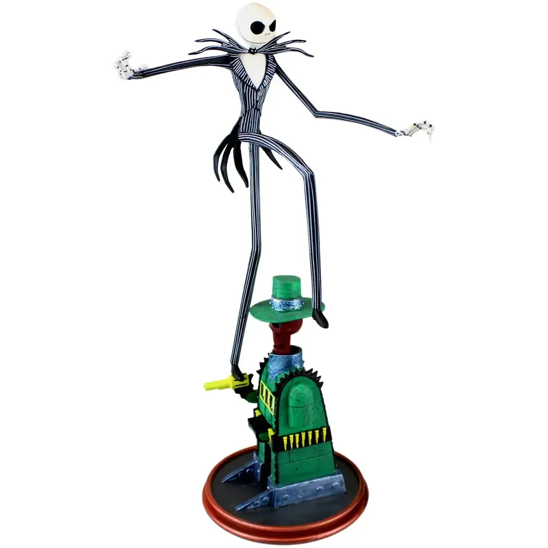 The Nightmare Before Christmas - Jack Skellington in Oogie's Lair Figure (12") - Diamond Select Toys - Gallery Diorama Series