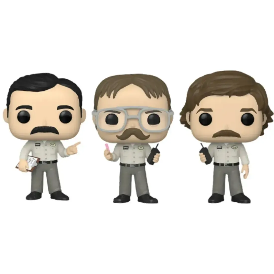 The Office [Branch Wars] - Warehouse Disguises 3-Pack Figure Set (Michael Scott, Dwight Schrute & Jim Halpert) - Funko - Pop! Television Series, Walmart Exclusive - Image 2