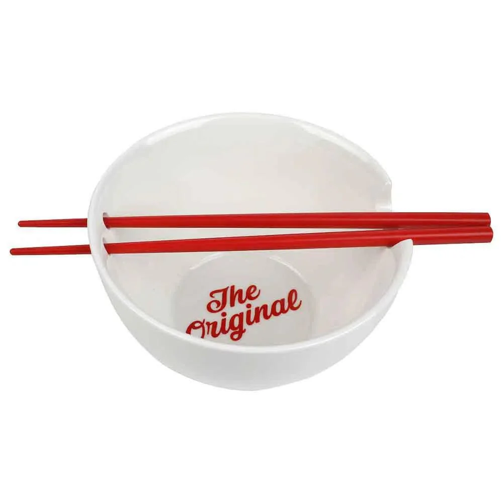 The Original Cup Noodles - Ceramic Ramen Bowl with Chopsticks - Bioworld - Image 4