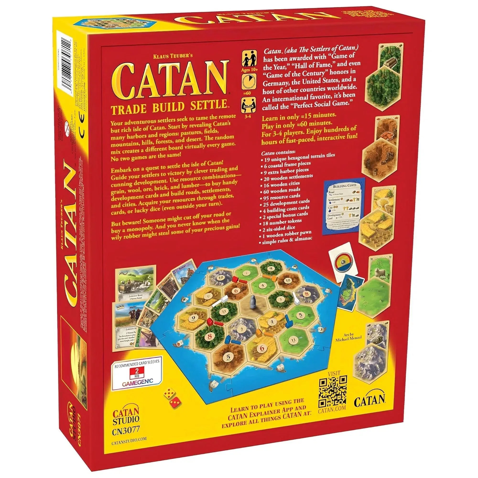 The Settlers of Catan - Strategy Civilization Board Game for Family, Adults & Children (3-4 Players, Ages 10+) - Catan Studio - Image 6