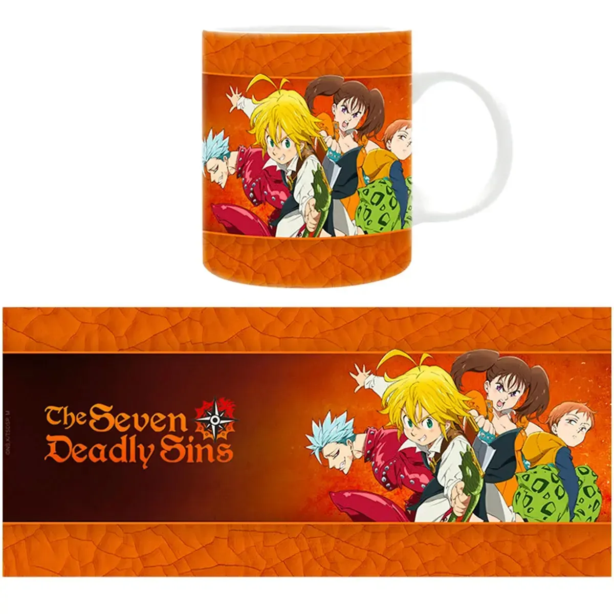 The Seven Deadly Sins - Meliodas, Ban, Diane, and King Mug (Ceramic , 11 oz.) - ABYStyle - Image 3