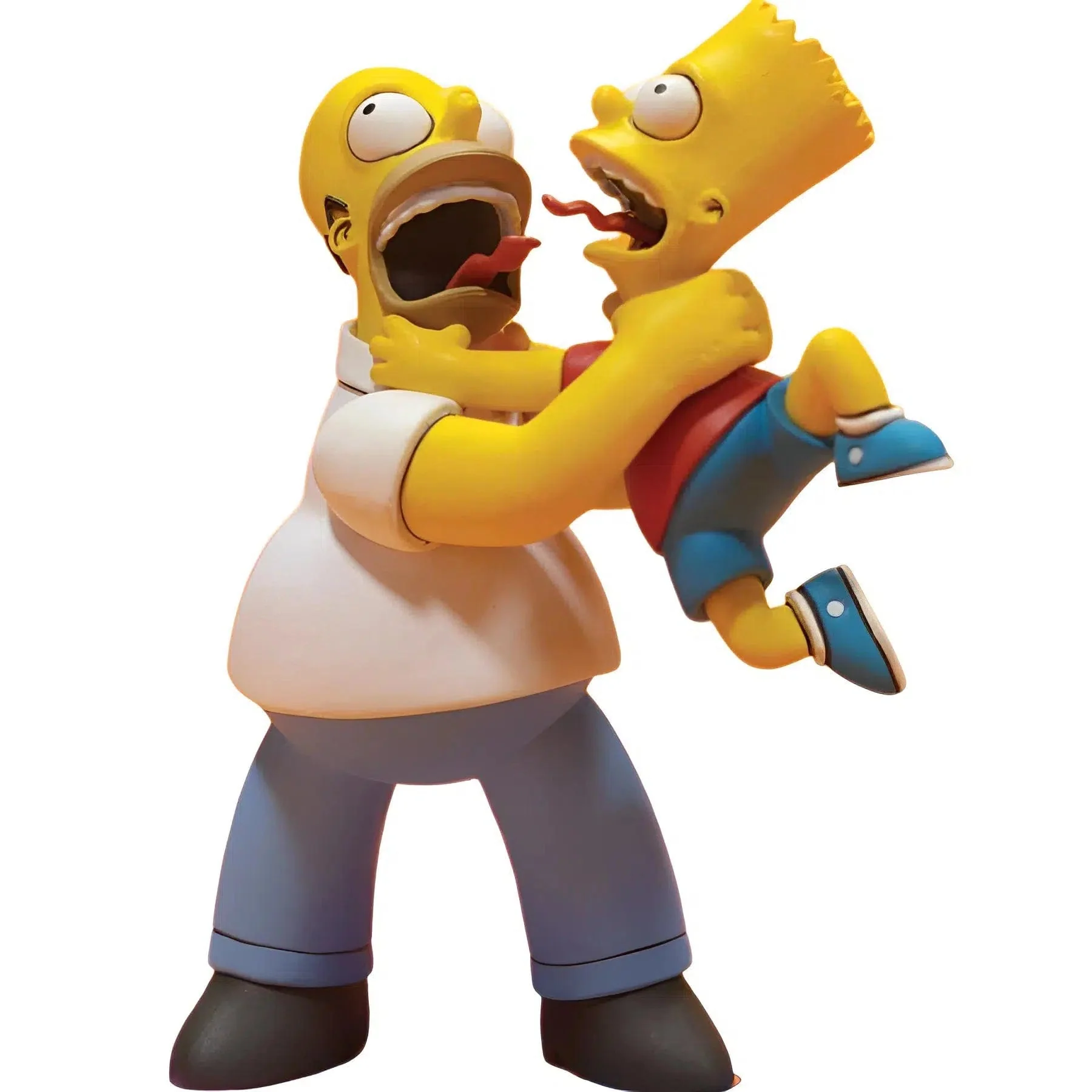 The Simpsons - Homer And Bart: “Why You…” Action Figure - McFarlane Toys - Series 1 (2007)
