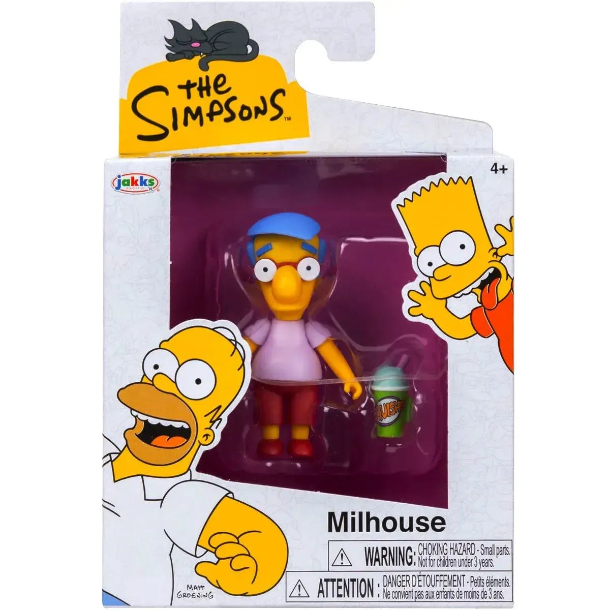 The Simpsons - Milhouse and Squishee Action Figure (2.5") - Jakks Pacific - Wave 3 Series - Image 3