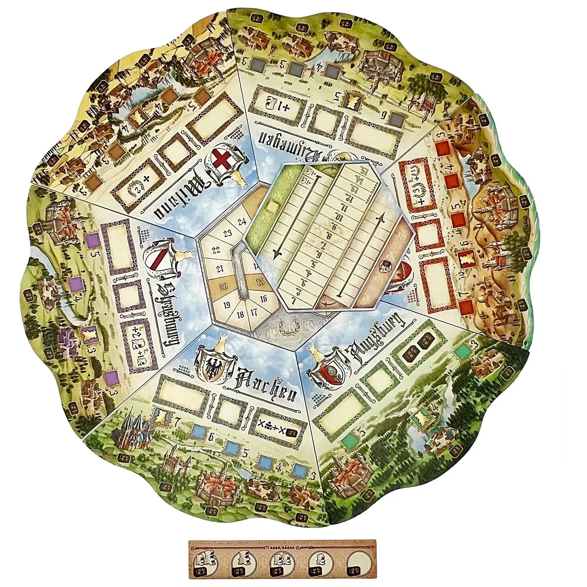 The Staufer Dynasty: Under the Reign of Henry VI - Strategy Civilization Board Game for Family, and Adults (2-5 Players, Ages 13+) - Z-Man Games - Image 4