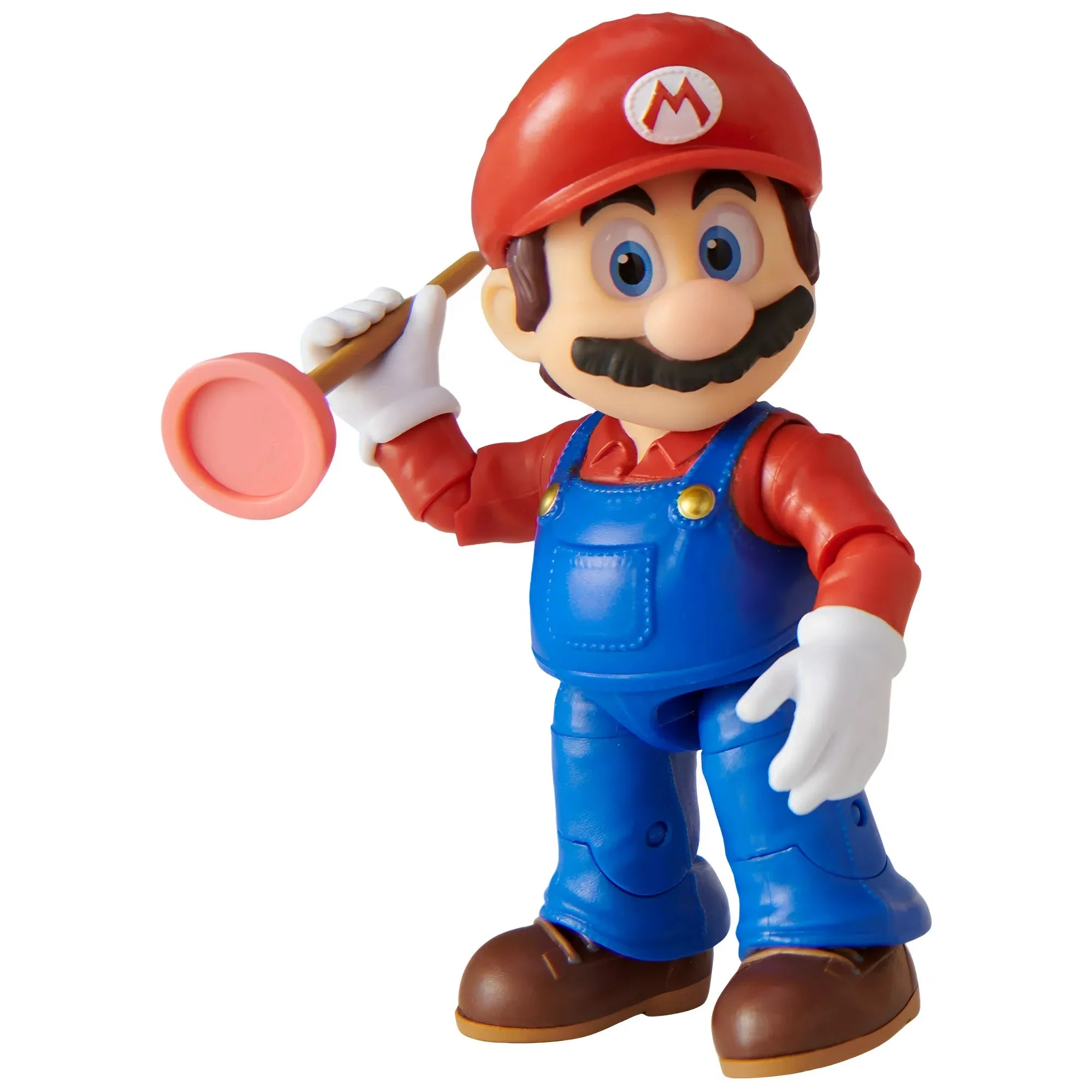 The Super Mario Bros. Movie - Mario with Plunger Action Figure (5") - Jakks Pacific - Series 1 - Image 3