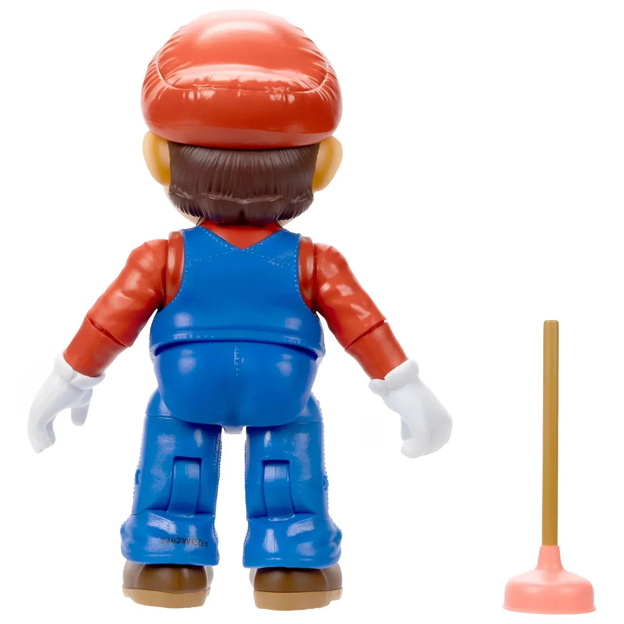 The Super Mario Bros. Movie - Mario with Plunger Action Figure (5") - Jakks Pacific - Series 1 - Image 5