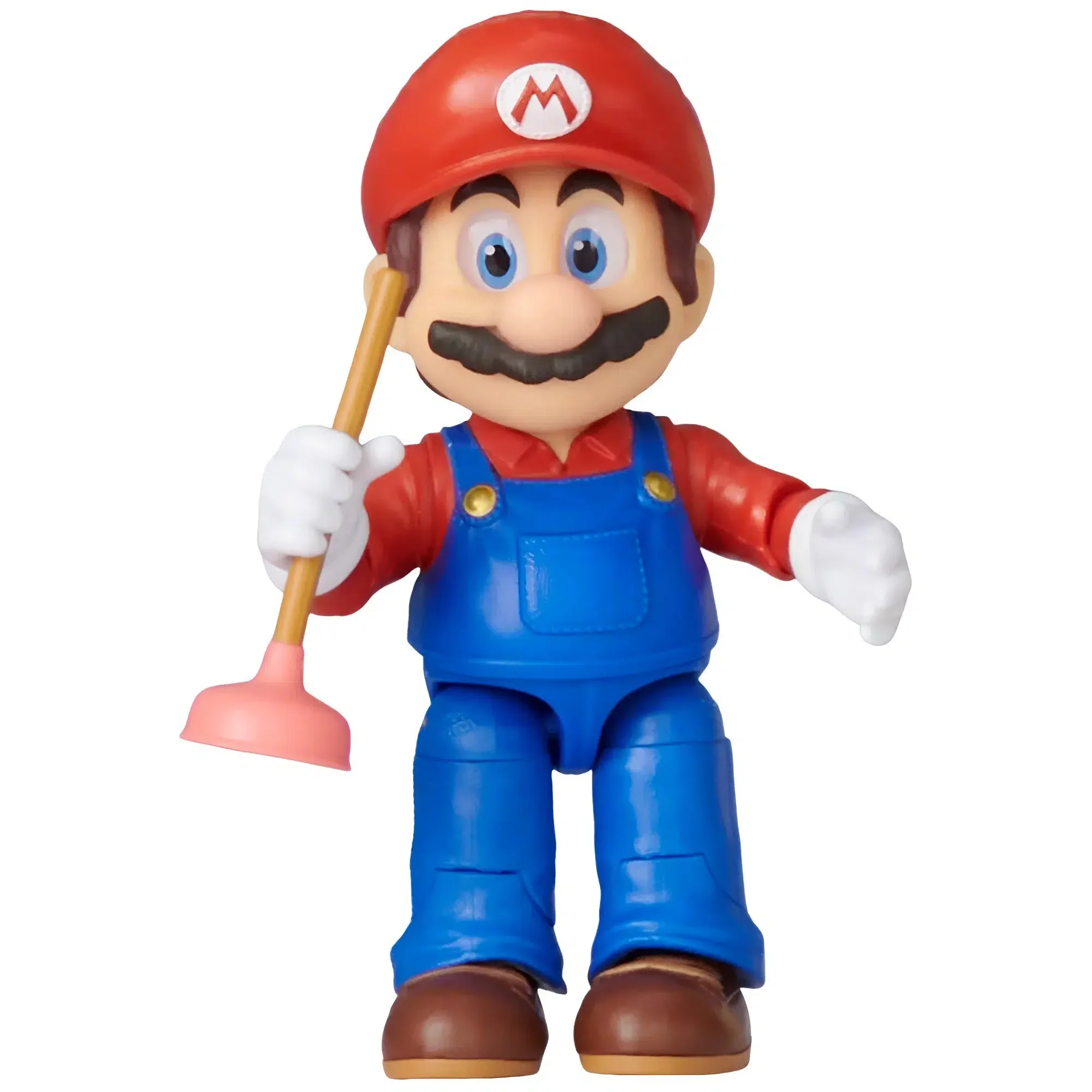 The Super Mario Bros. Movie - Mario with Plunger Action Figure (5") - Jakks Pacific - Series 1 - Image 7