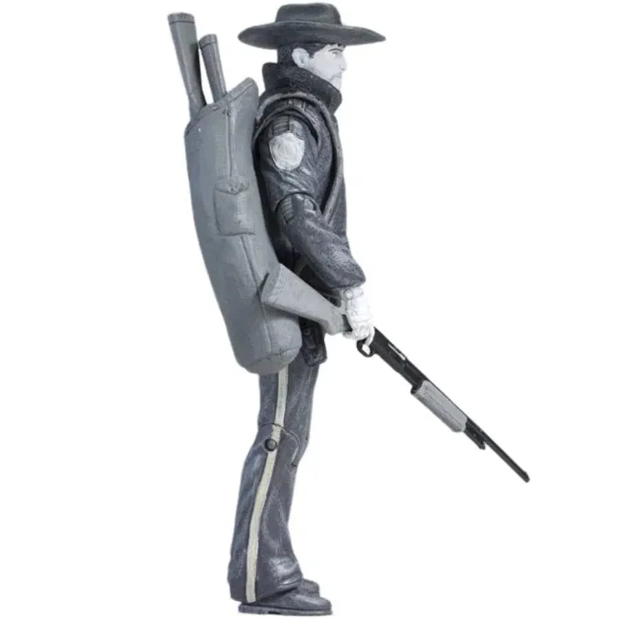 The Walking Dead (Comic) - Black And White Officer Rick Grimes Action Figure - McFarlane Toys - Series 1 (2011) - Image 3
