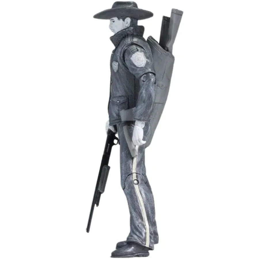 The Walking Dead (Comic) - Black And White Officer Rick Grimes Action Figure - McFarlane Toys - Series 1 (2011) - Image 5