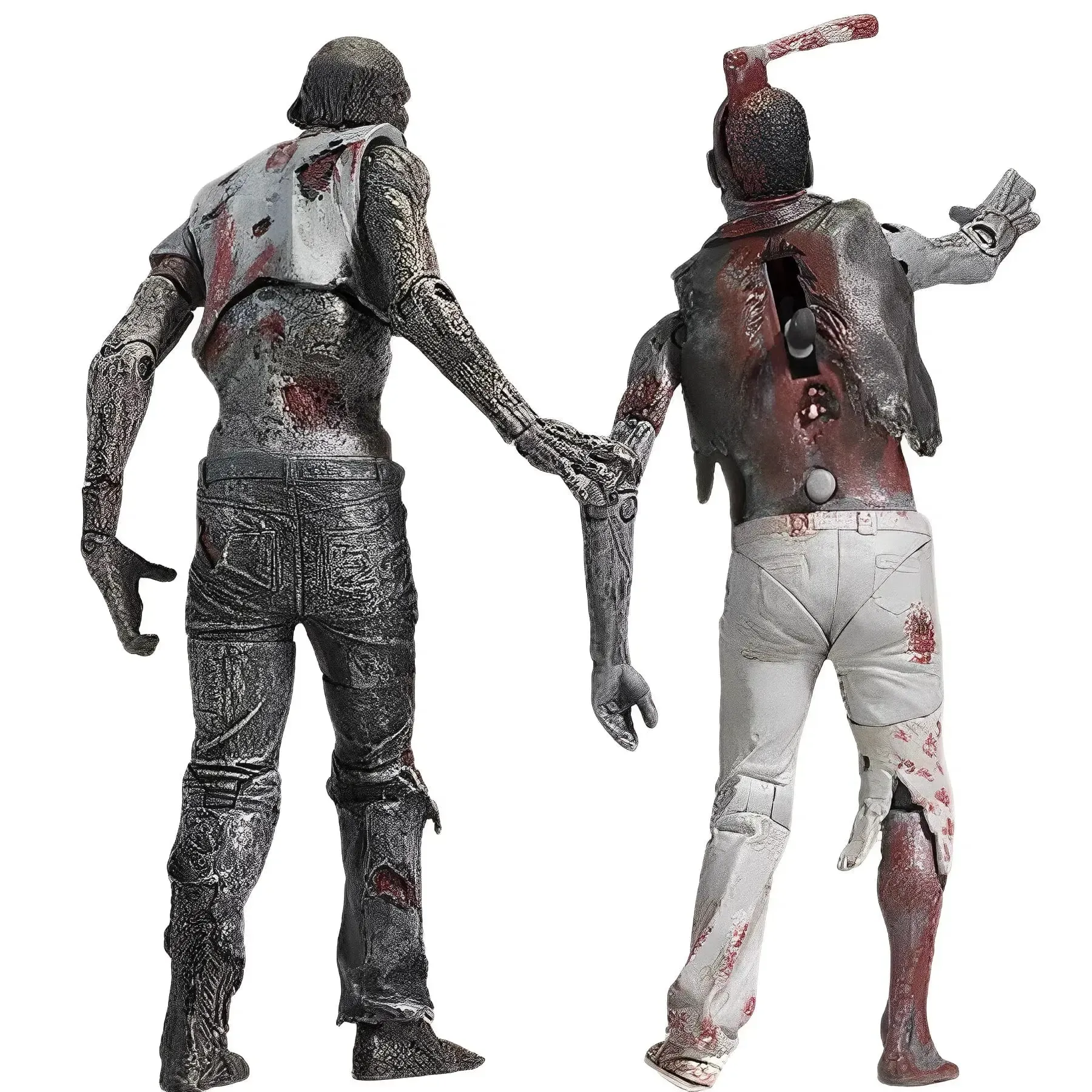 The Walking Dead (Comic) - Black And White Zombie 2-Pack Action Figure - McFarlane Toys - Series (2011) - Image 3