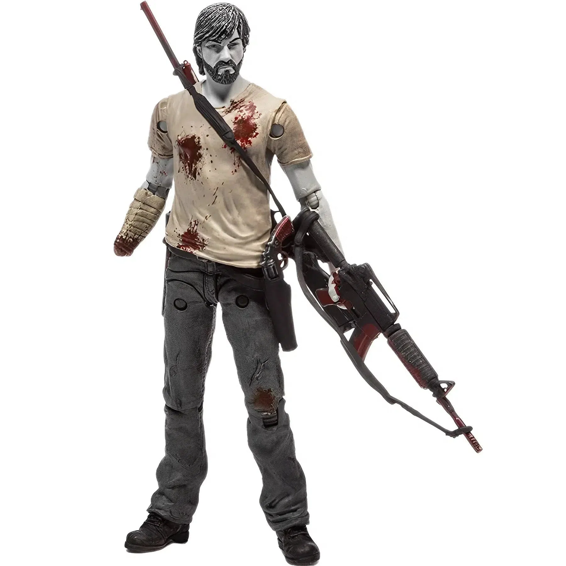 The Walking Dead (Comic) - Black & White Rick Grimes and Andrea 2-Pack Action Figure - McFarlane Toys - Series 3 (2014) - Image 2