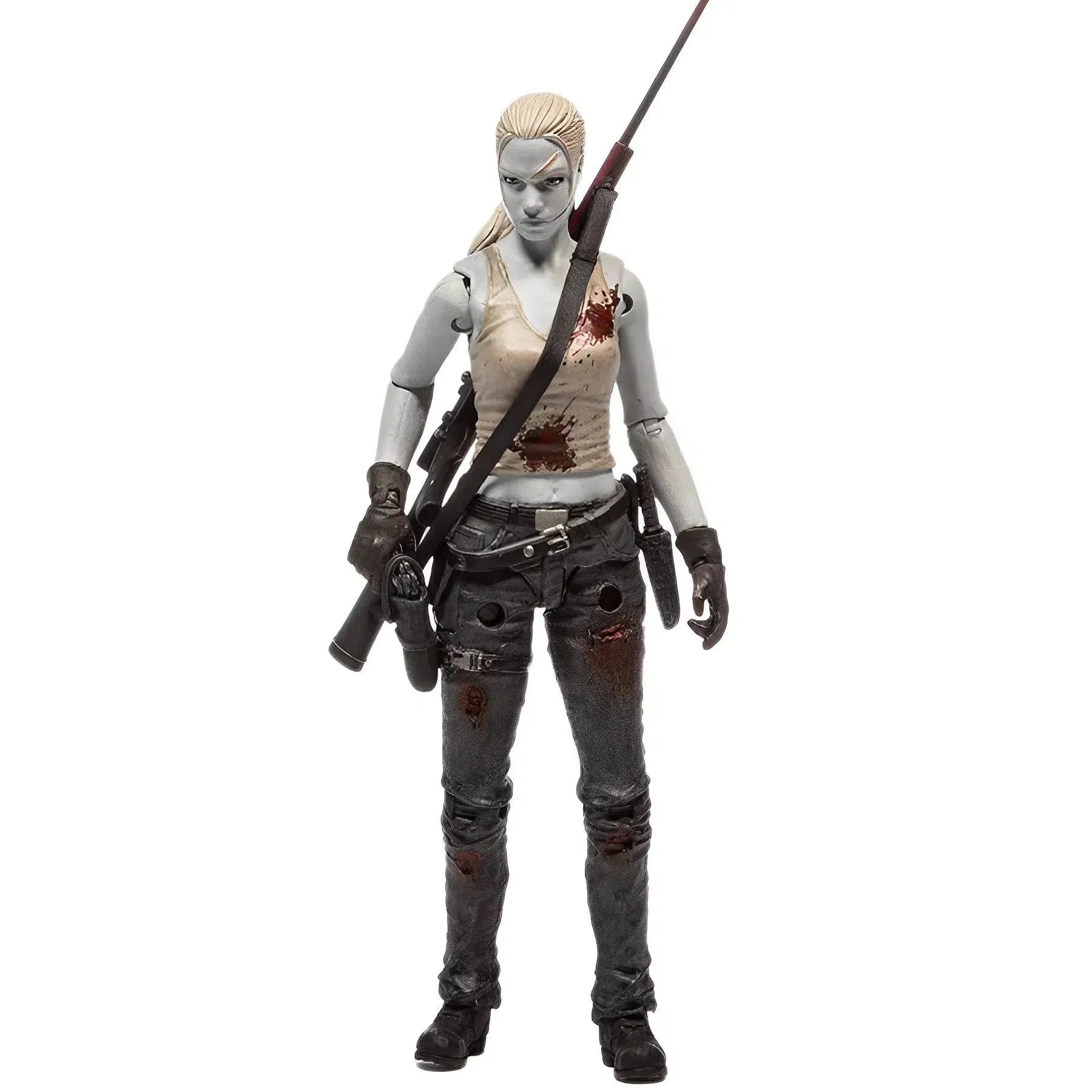 The Walking Dead (Comic) - Black & White Rick Grimes and Andrea 2-Pack Action Figure - McFarlane Toys - Series 3 (2014) - Image 3