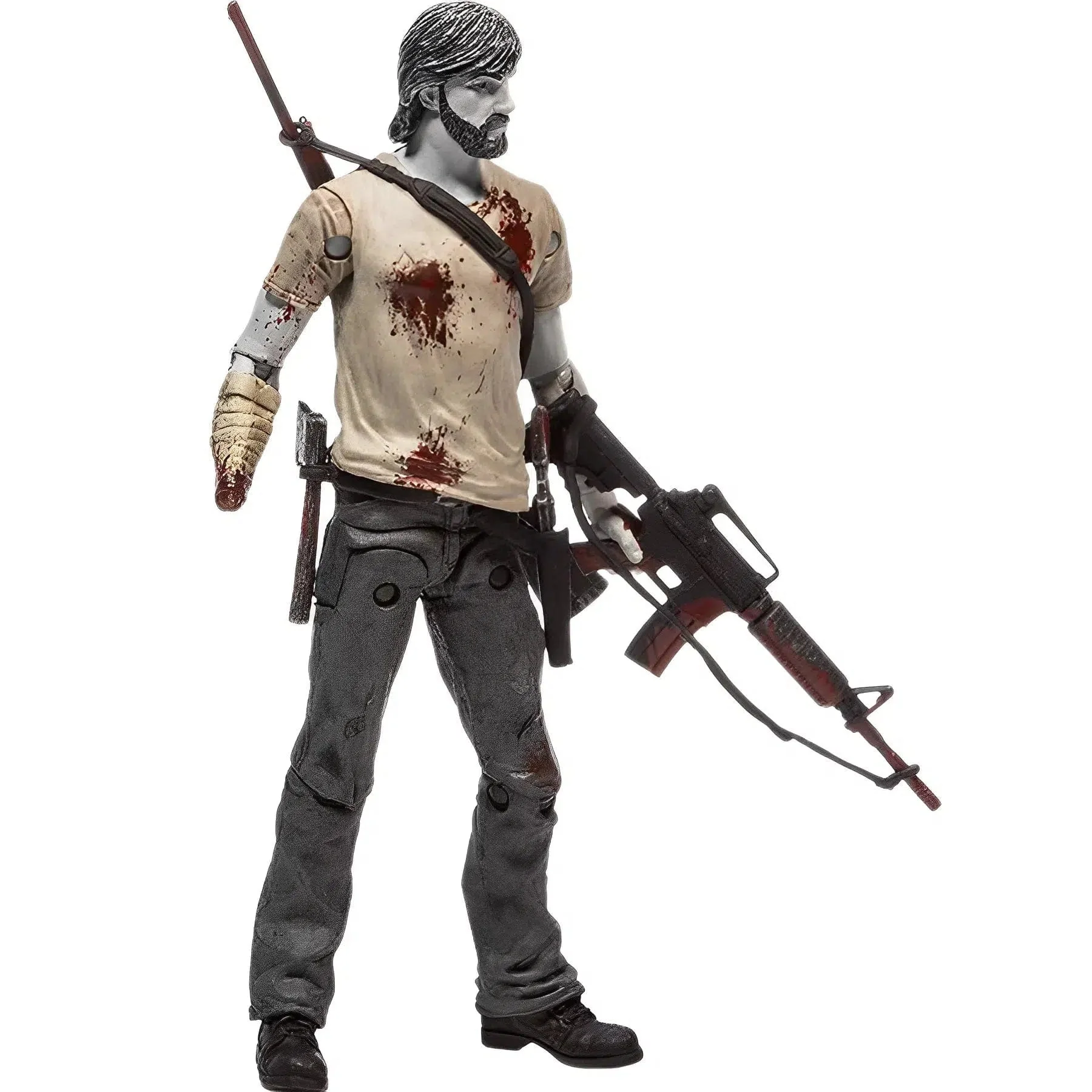 The Walking Dead (Comic) - Black & White Rick Grimes and Andrea 2-Pack Action Figure - McFarlane Toys - Series 3 (2014) - Image 6