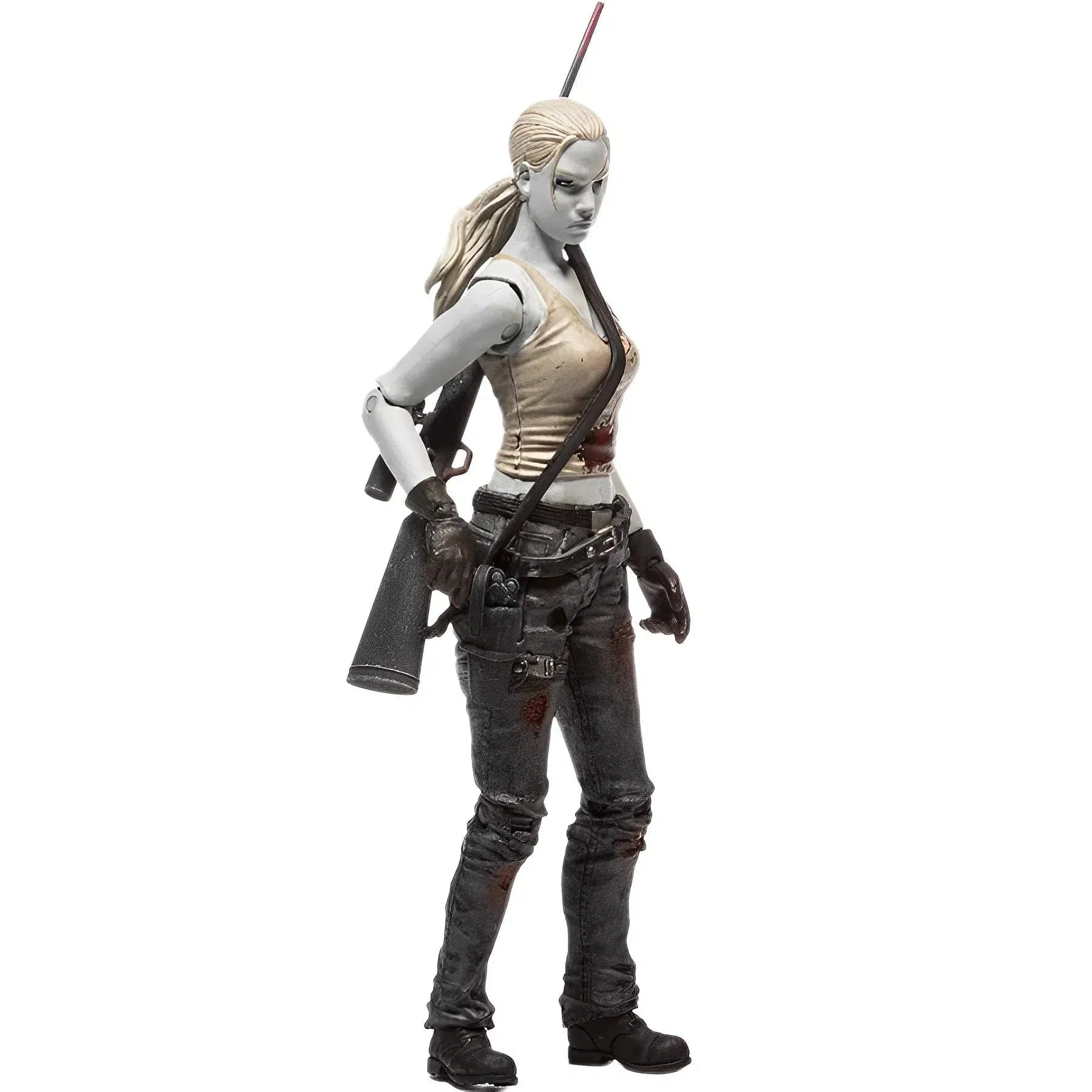 The Walking Dead (Comic) - Black & White Rick Grimes and Andrea 2-Pack Action Figure - McFarlane Toys - Series 3 (2014) - Image 7