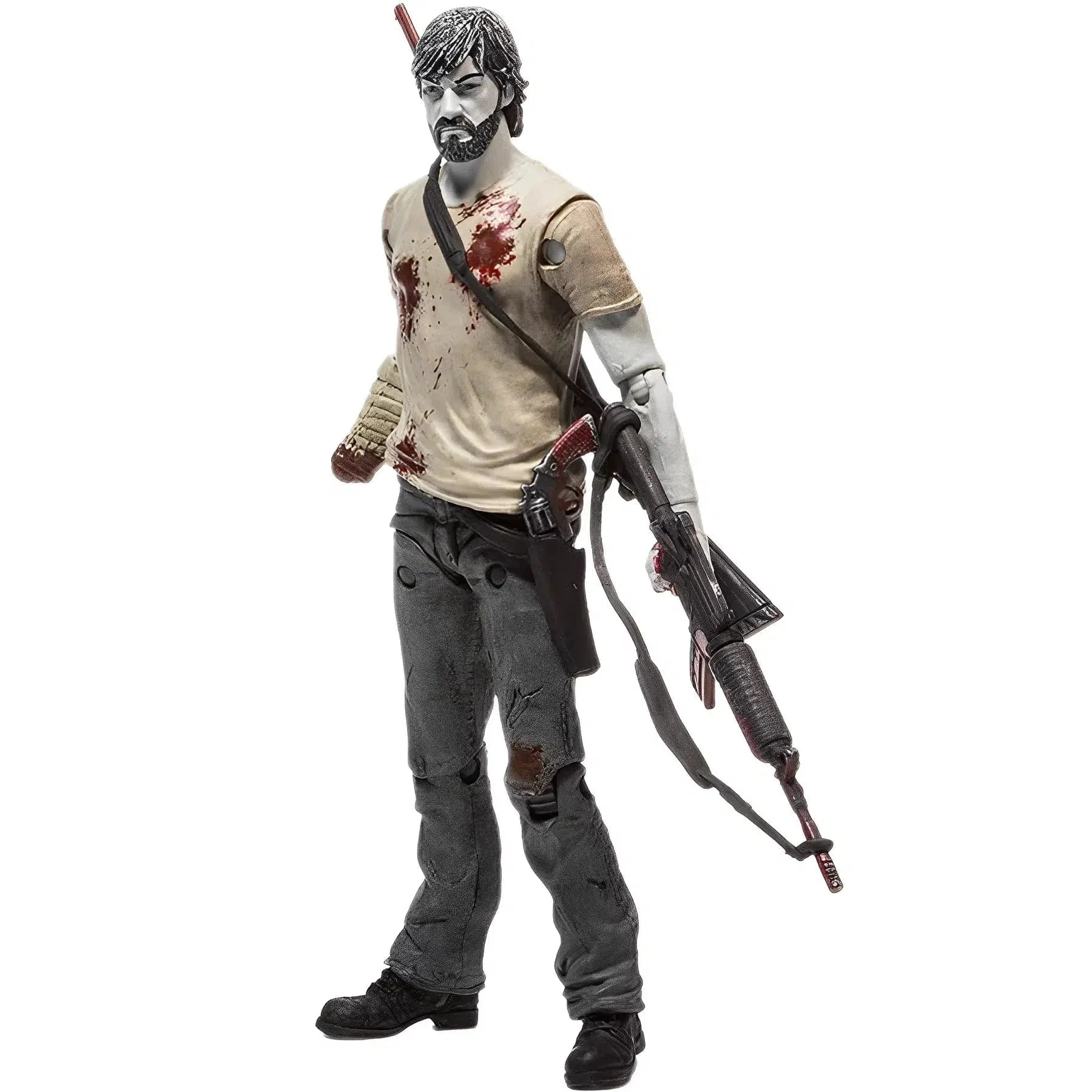 The Walking Dead (Comic) - Black & White Rick Grimes and Andrea 2-Pack Action Figure - McFarlane Toys - Series 3 (2014) - Image 9