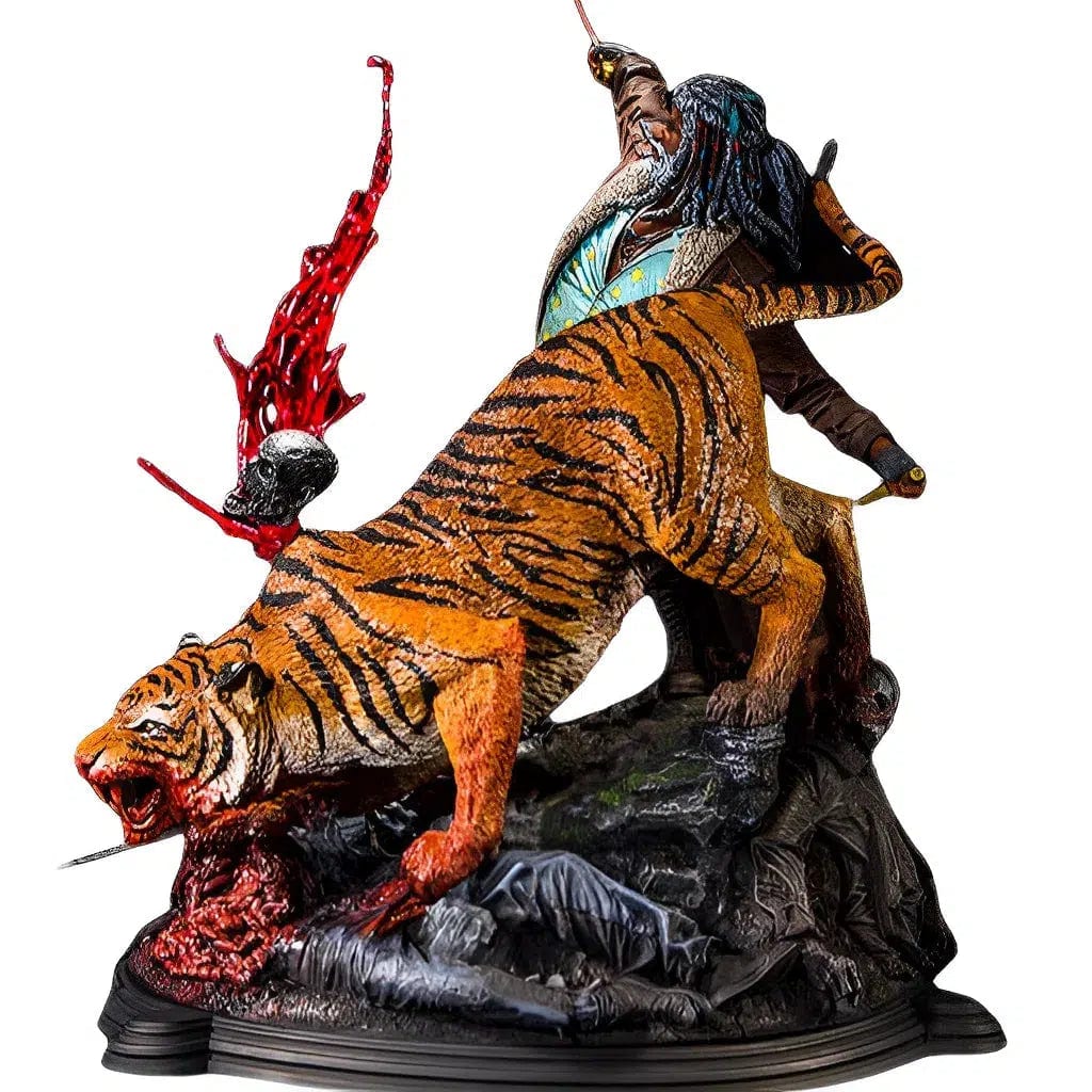 The Walking Dead (Comic) - Ezekiel and Shiva Resin Statue Figure - McFarlane Toys - Series (2018) - Image 2