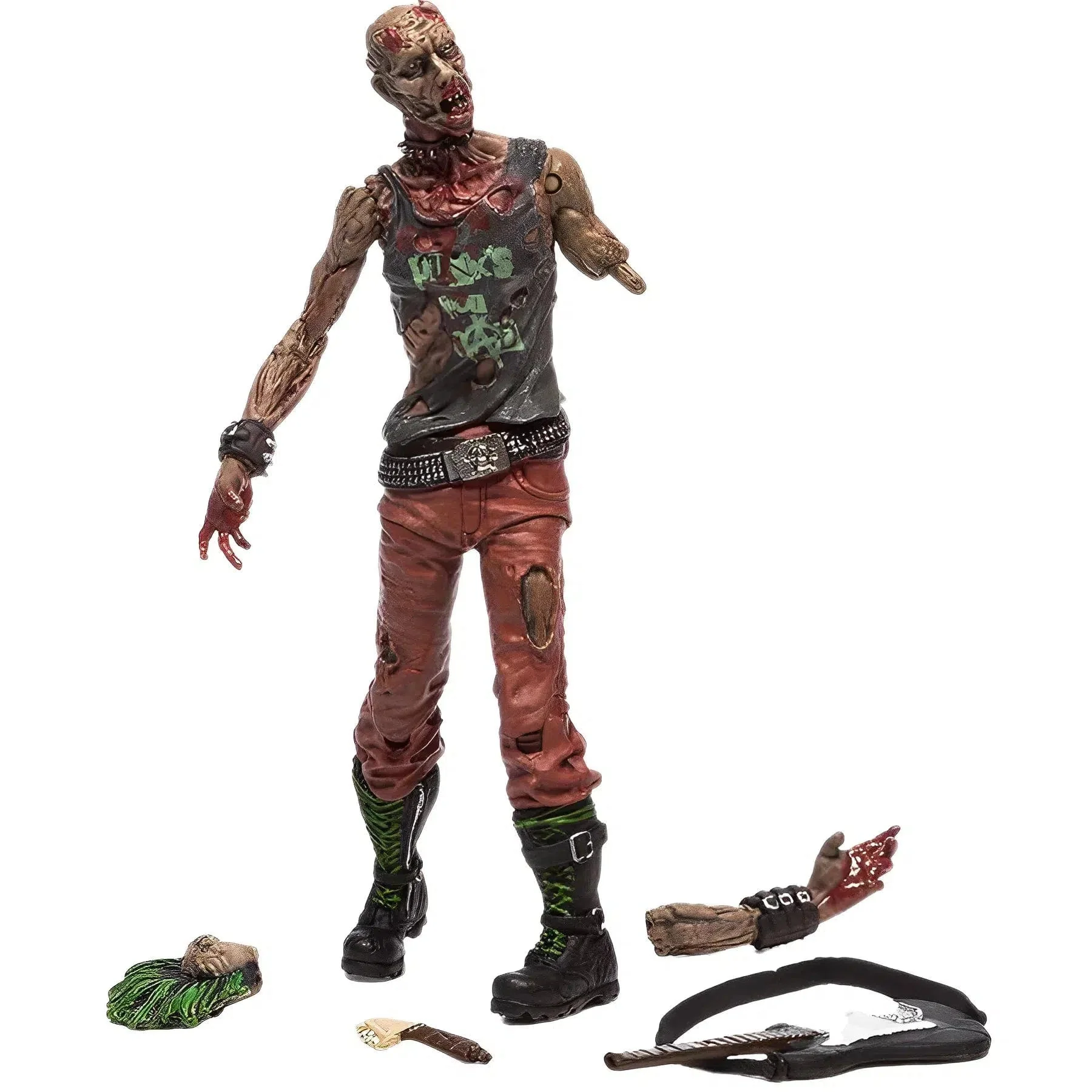 The Walking Dead (Comic) - Punk Rock Zombie Action Figure - McFarlane Toys - Series 3 (2014) - Image 2