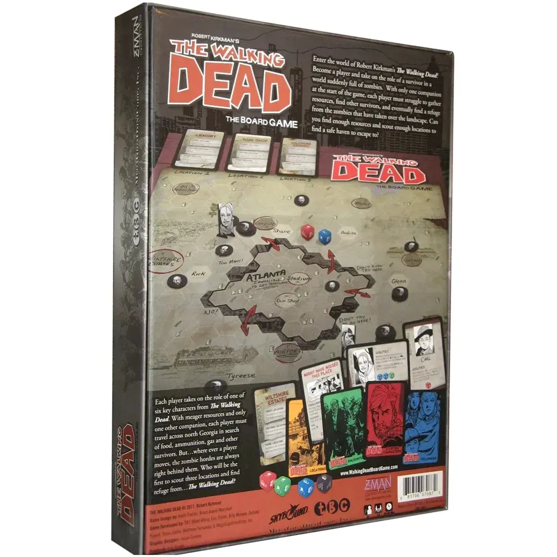 The Walking Dead (Comics): The Board Game - Strategy Horror Board Game for Adults (1-6 Players, Ages 13+) - Z-Man Games - Image 3