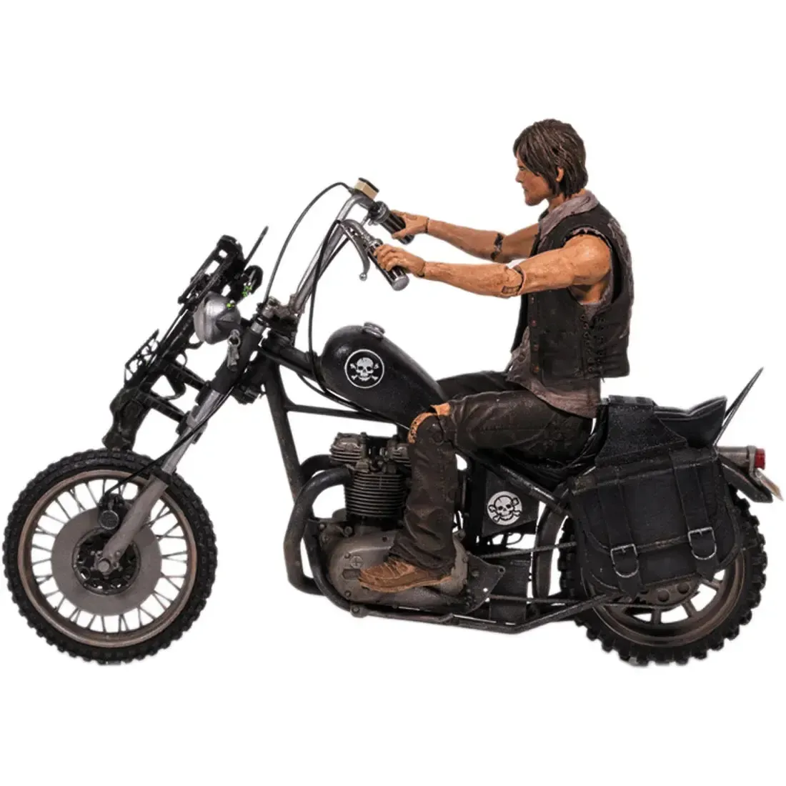 The Walking Dead - Daryl Dixon with Chopper Motorcycle Action Figure Set (5") - McFarlane Toys - Image 2