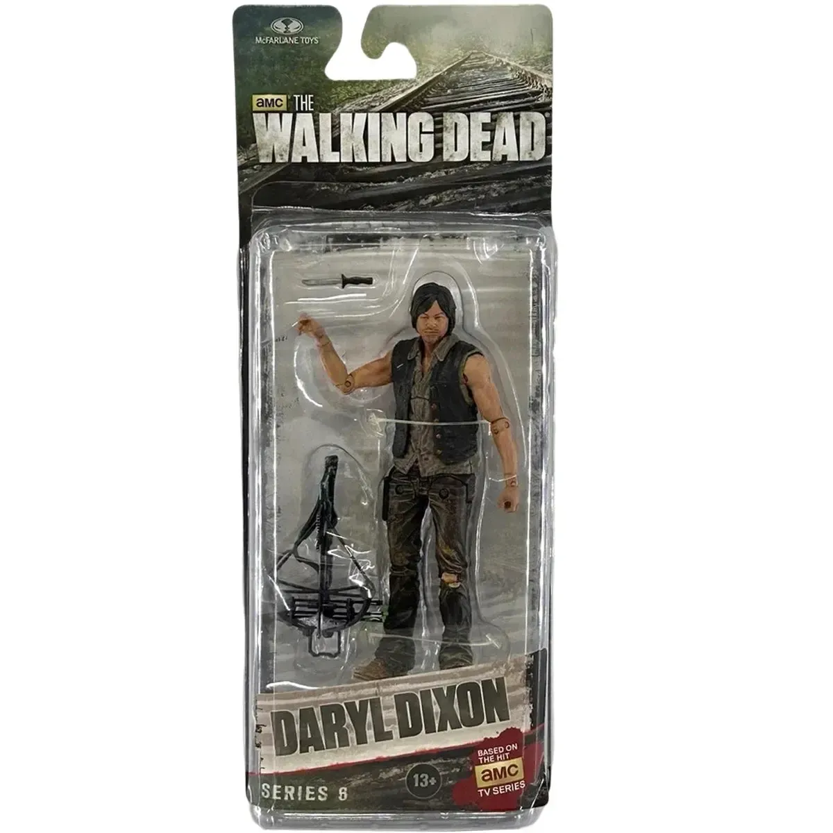 The Walking Dead (TV) - Daryl Dixon with Crossbow Action Figure (5") - McFarlane Toys - Series 6 (2014) - Image 2