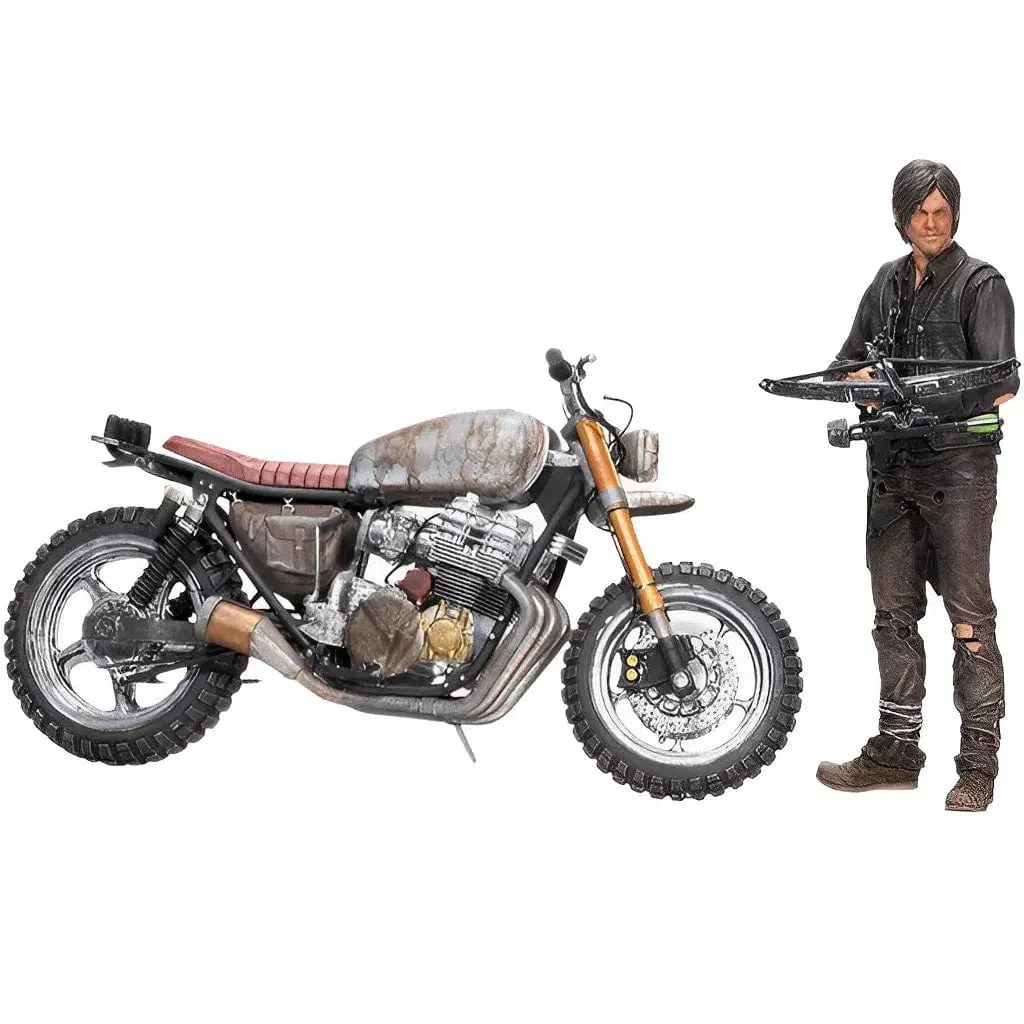 The Walking Dead (TV) - Daryl With Custom Bike Deluxe Box Action Figure - McFarlane Toys - Series (2016) - Image 3