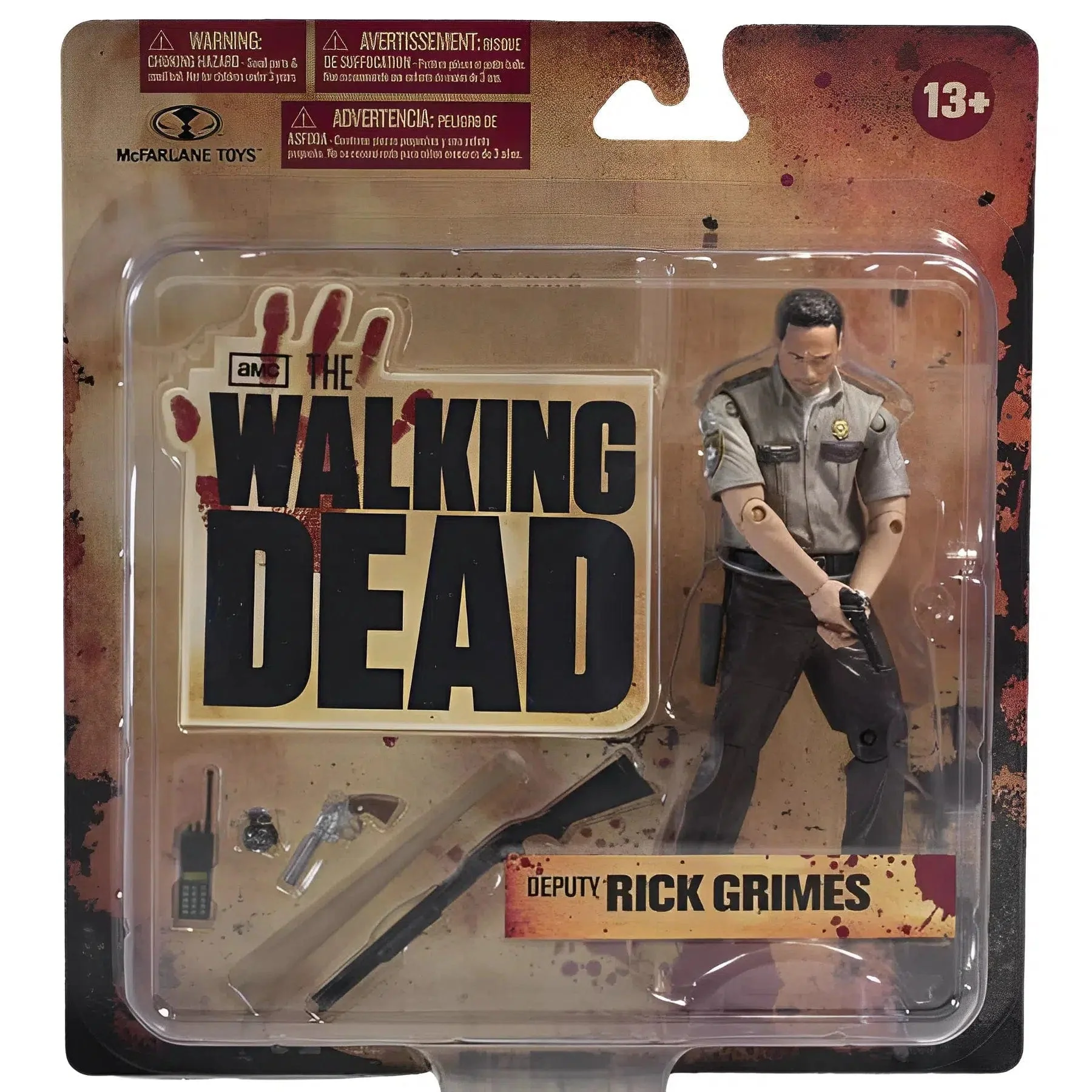 The Walking Dead (TV) - Deputy Rick Grimes Action Figure (5") - McFarlane Toys - Series 1 (2011)