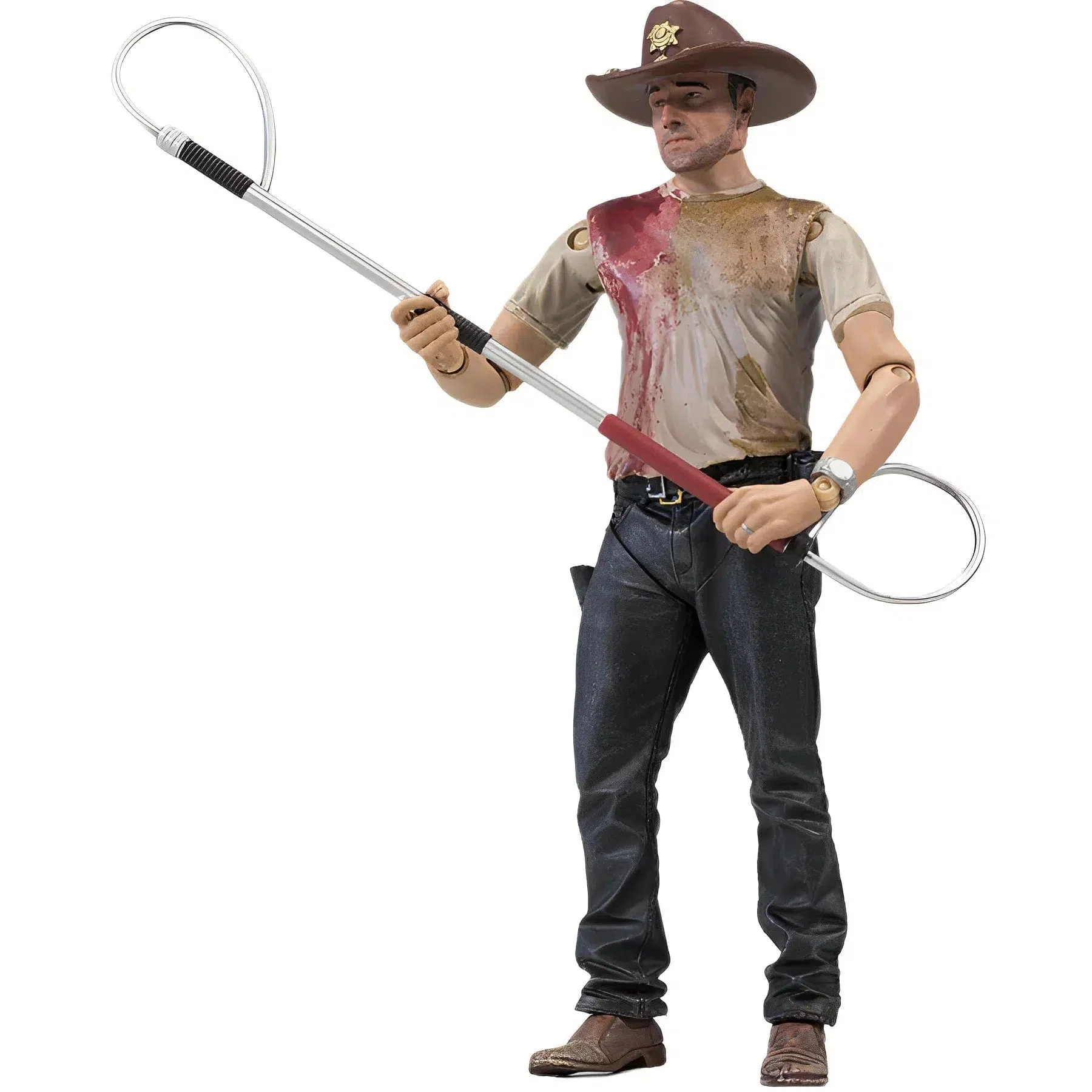 The Walking Dead (TV) - Deputy Rick Grimes Action Figure - McFarlane Toys - Series 2 (2012) - Image 6