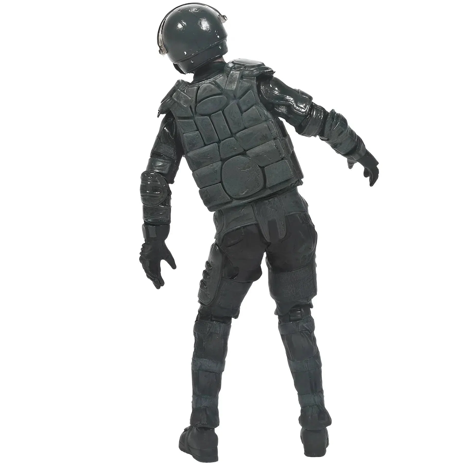 The Walking Dead (TV) - Gas Mask Riot Gear Zombie Action Figure (5") - McFarlane Toys - Series 4 (2013) - Image 4