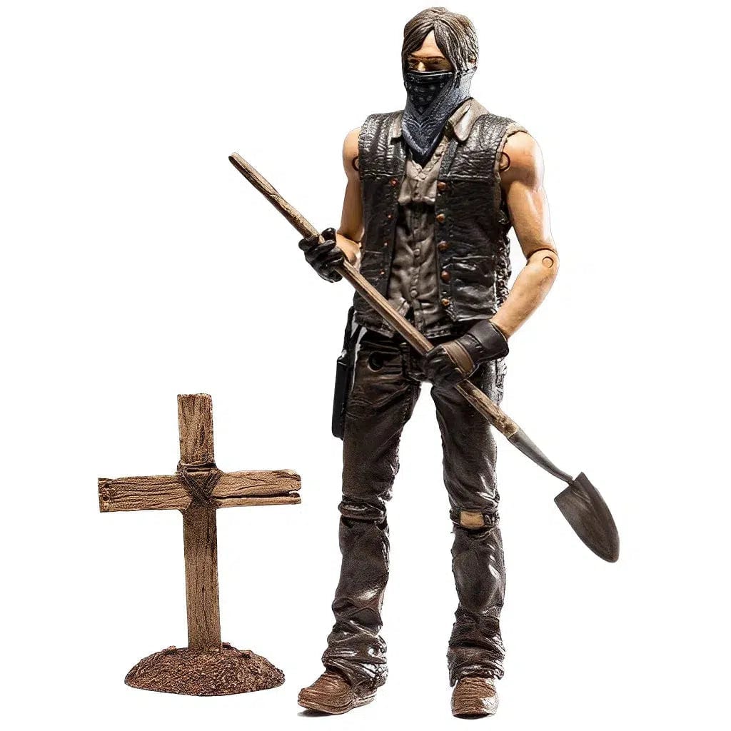 The Walking Dead (TV) - Grave Digger Daryl Dixon Action Figure (5") - McFarlane Toys - Series 9 (2016) - Image 2