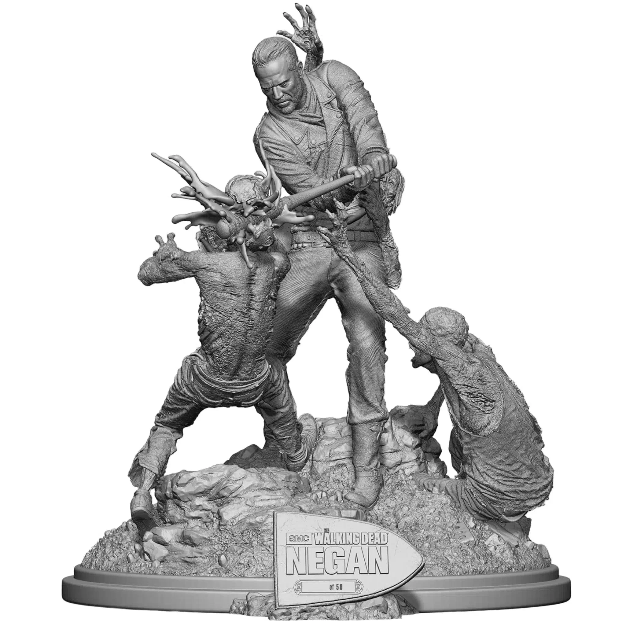 The Walking Dead (TV) - Negan Resin Statue Figure - McFarlane Toys - Series (2018) - Image 3